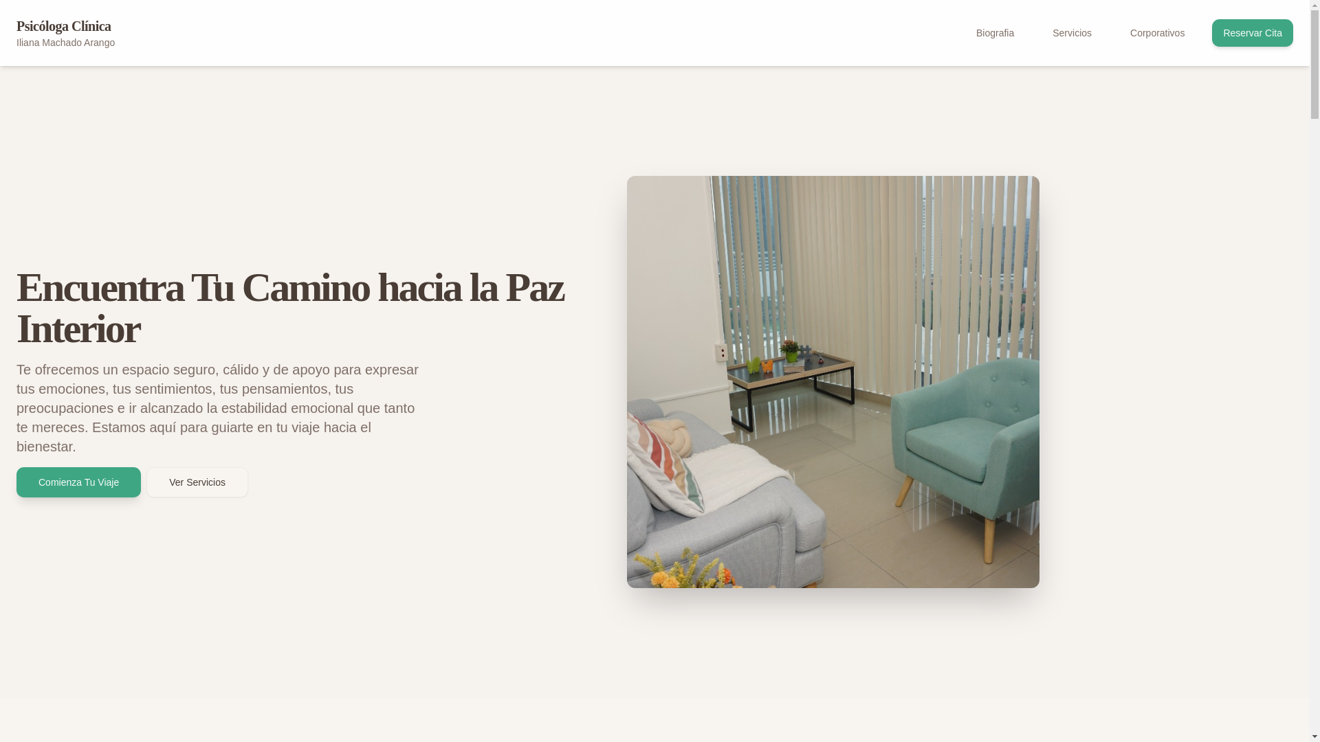 website screenshot of https://serenemind.pages.dev/