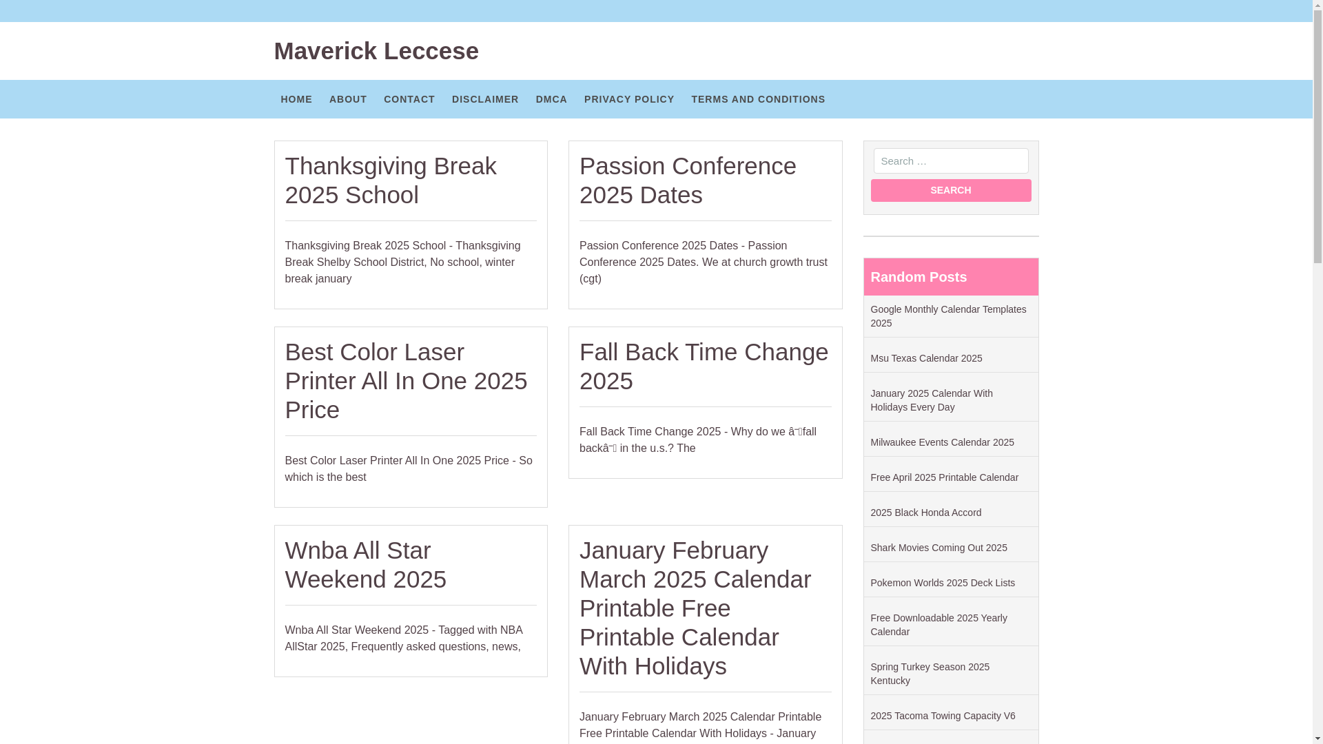 website screenshot of https://maverickleccese.pages.dev/