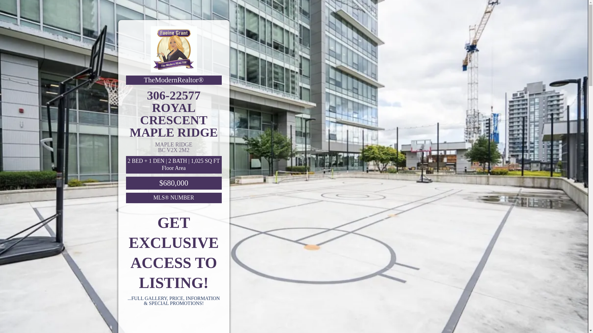 website screenshot of https://306-22577-royal-crescent.com/