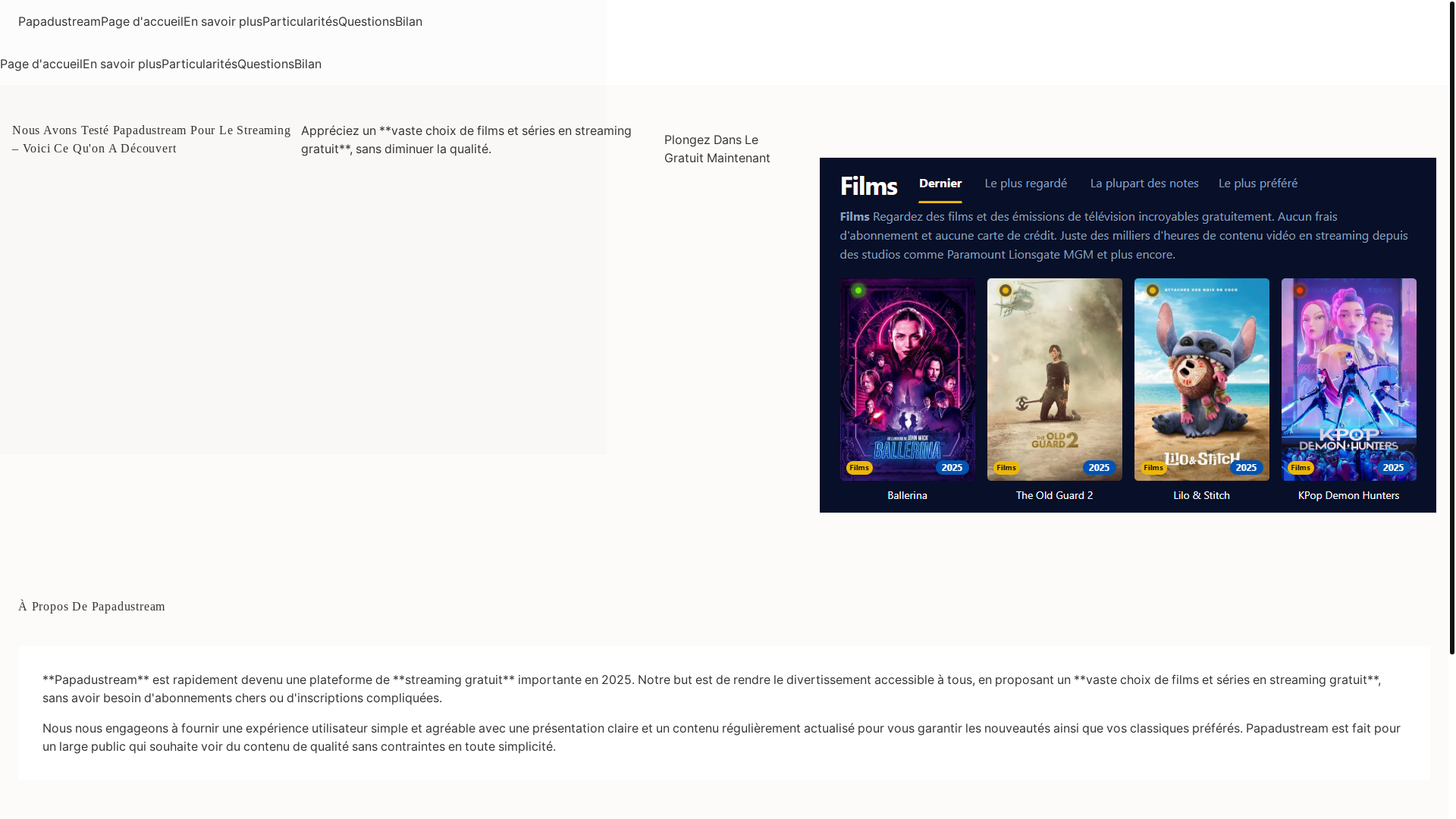 website screenshot of https://papadustream-20yp.pages.dev/