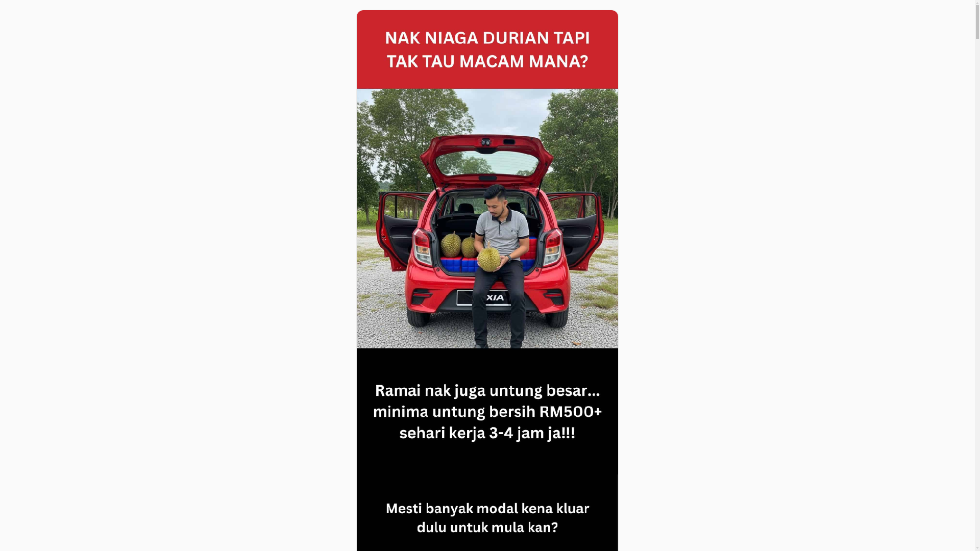 website screenshot of https://berjayahut.bcl.my/form/NiagaDurian