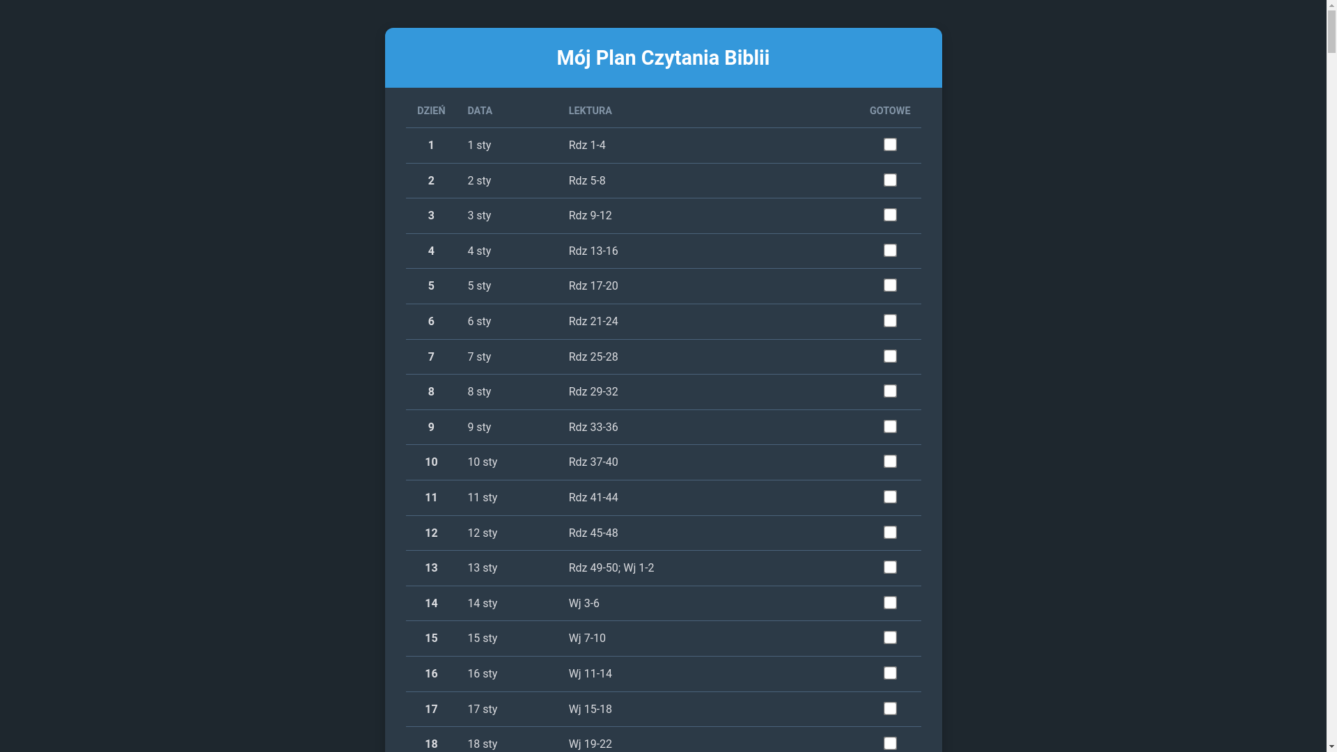 website screenshot of https://bible-reading-plan.pages.dev/