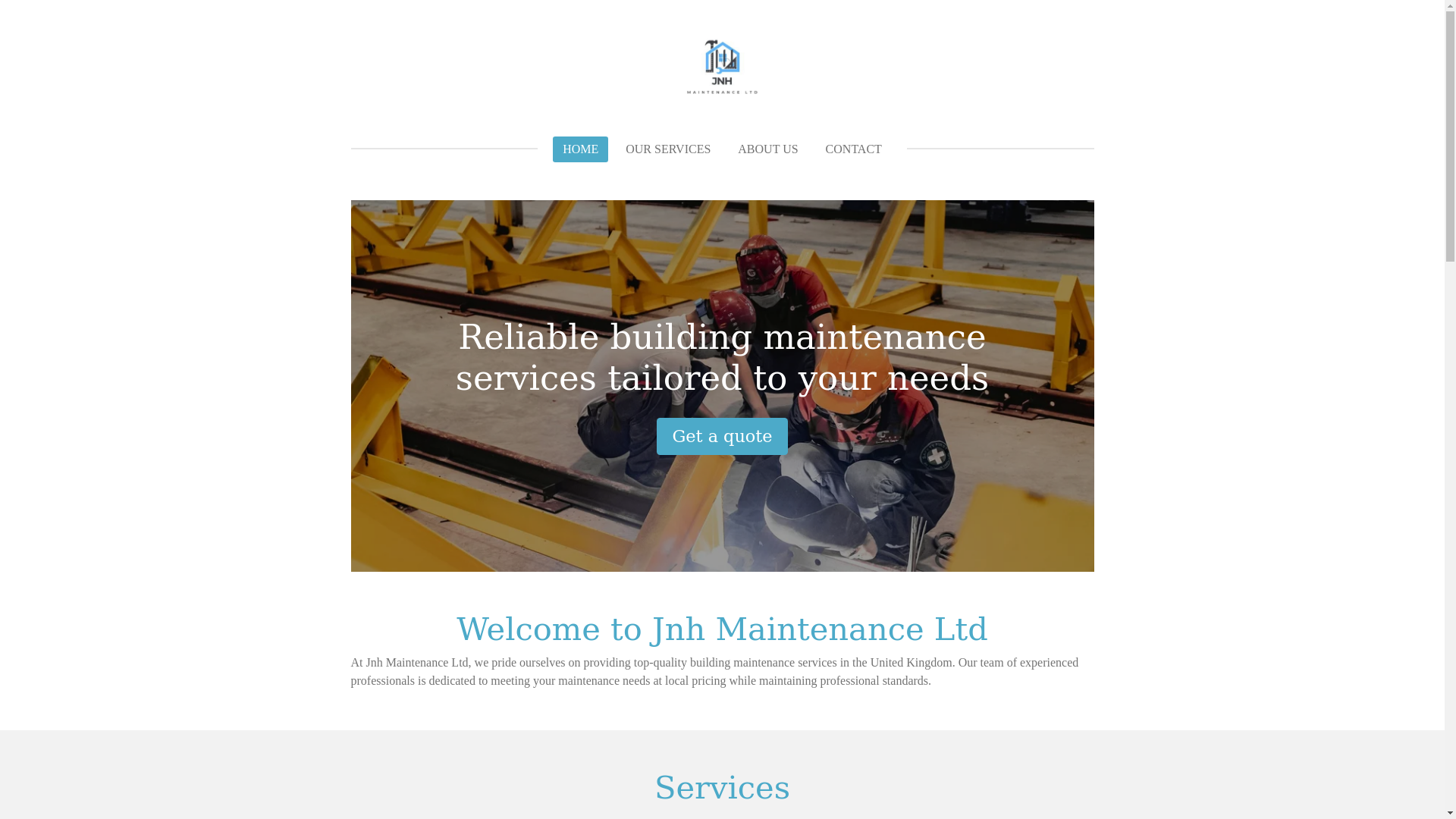 website screenshot of https://jnhmaintenanceltd.com/