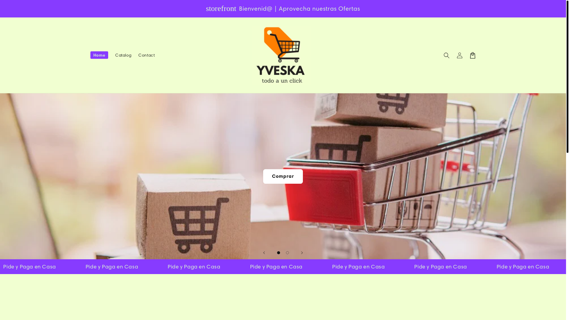 website screenshot of https://yveska.store/