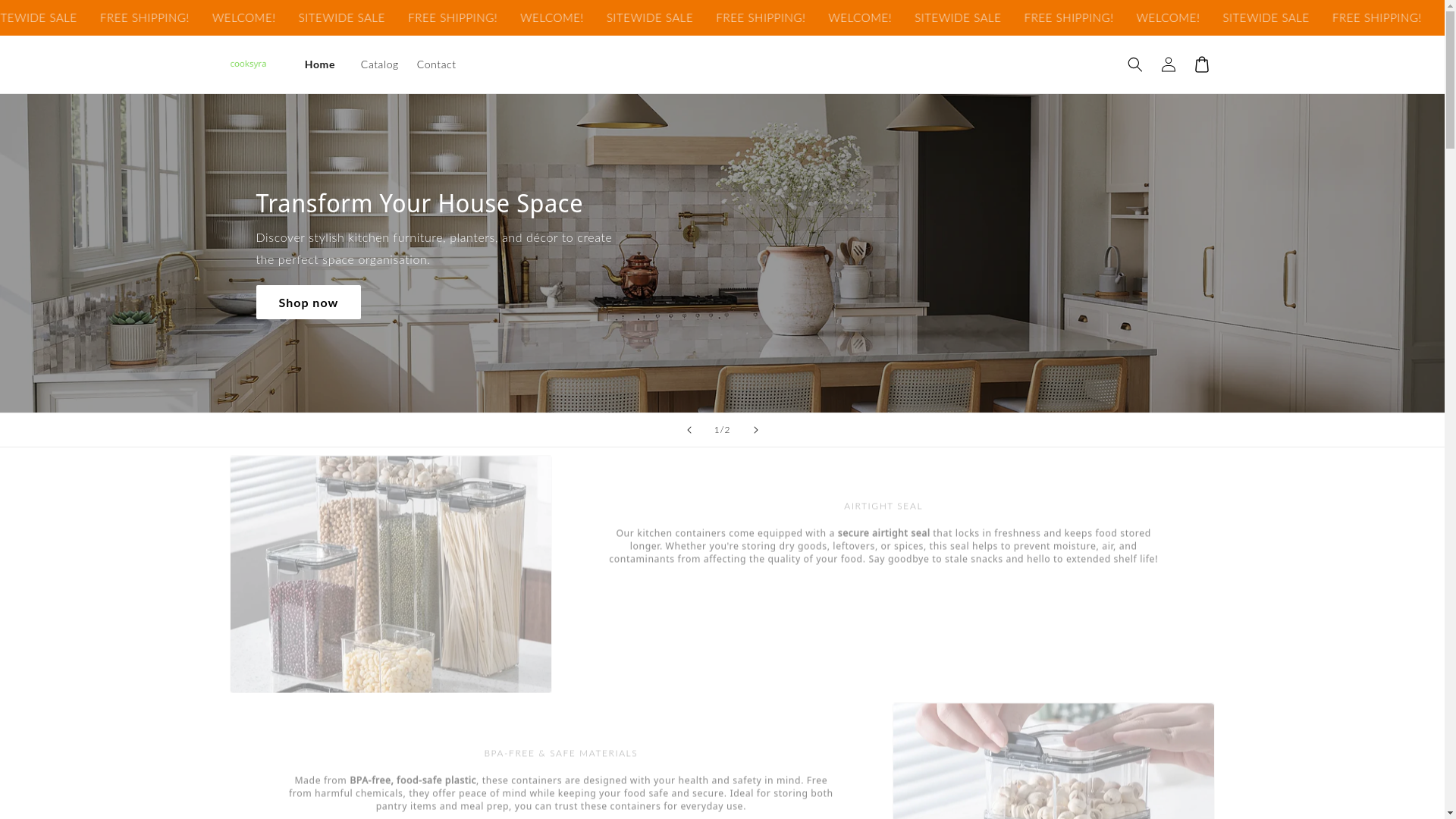 website screenshot of https://cooksyra.store/
