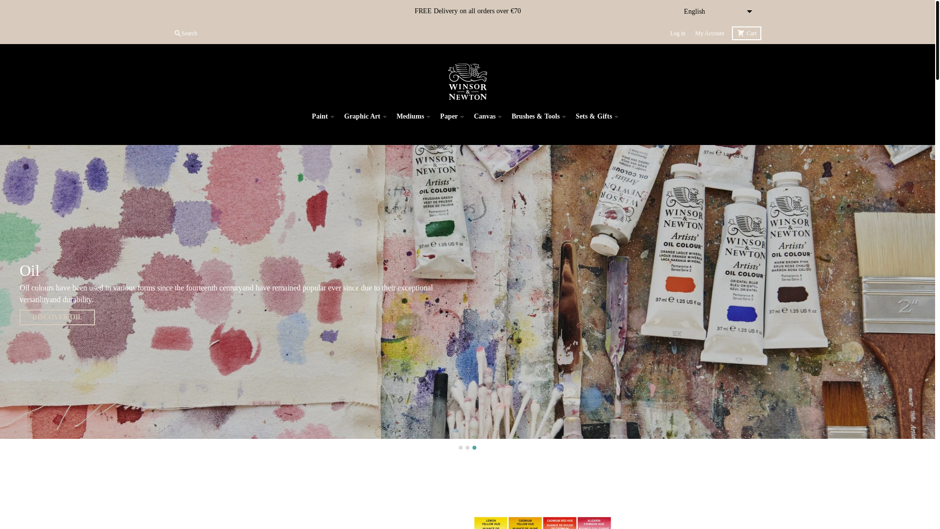 website screenshot of https://winsornewton-online.shop/