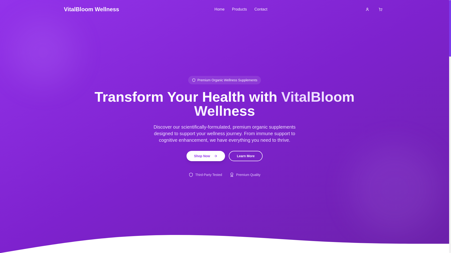 website screenshot of https://vitalbloom-wellness.store/