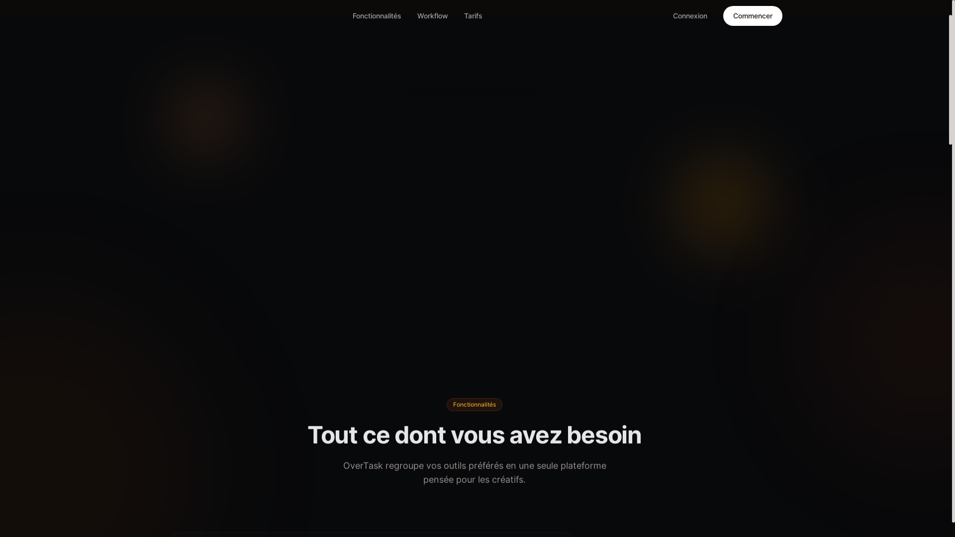 website screenshot of https://overtask.io/