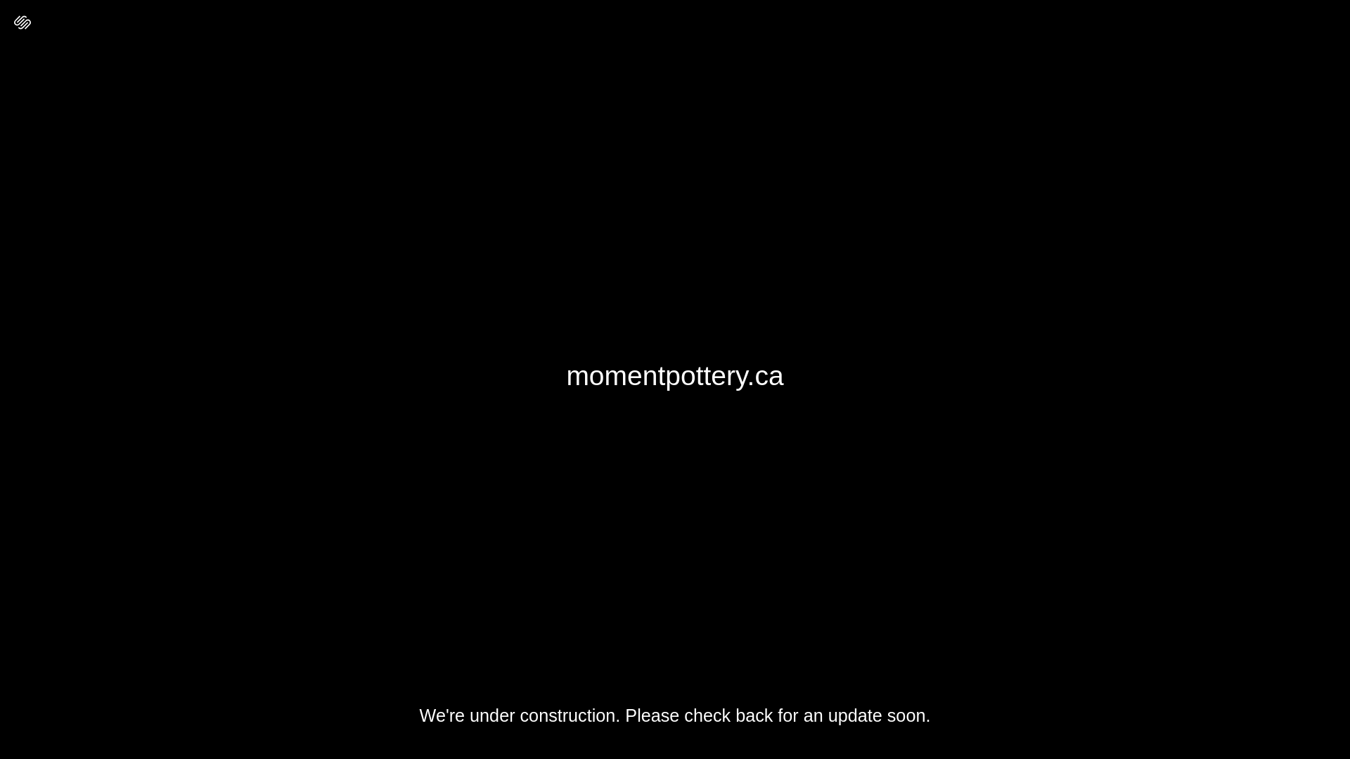 website screenshot of https://momentpottery.ca/