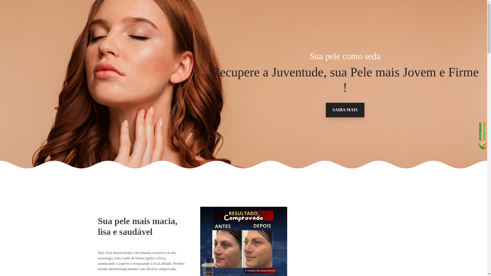 website screenshot of https://escolharejuvenecer.com.br/