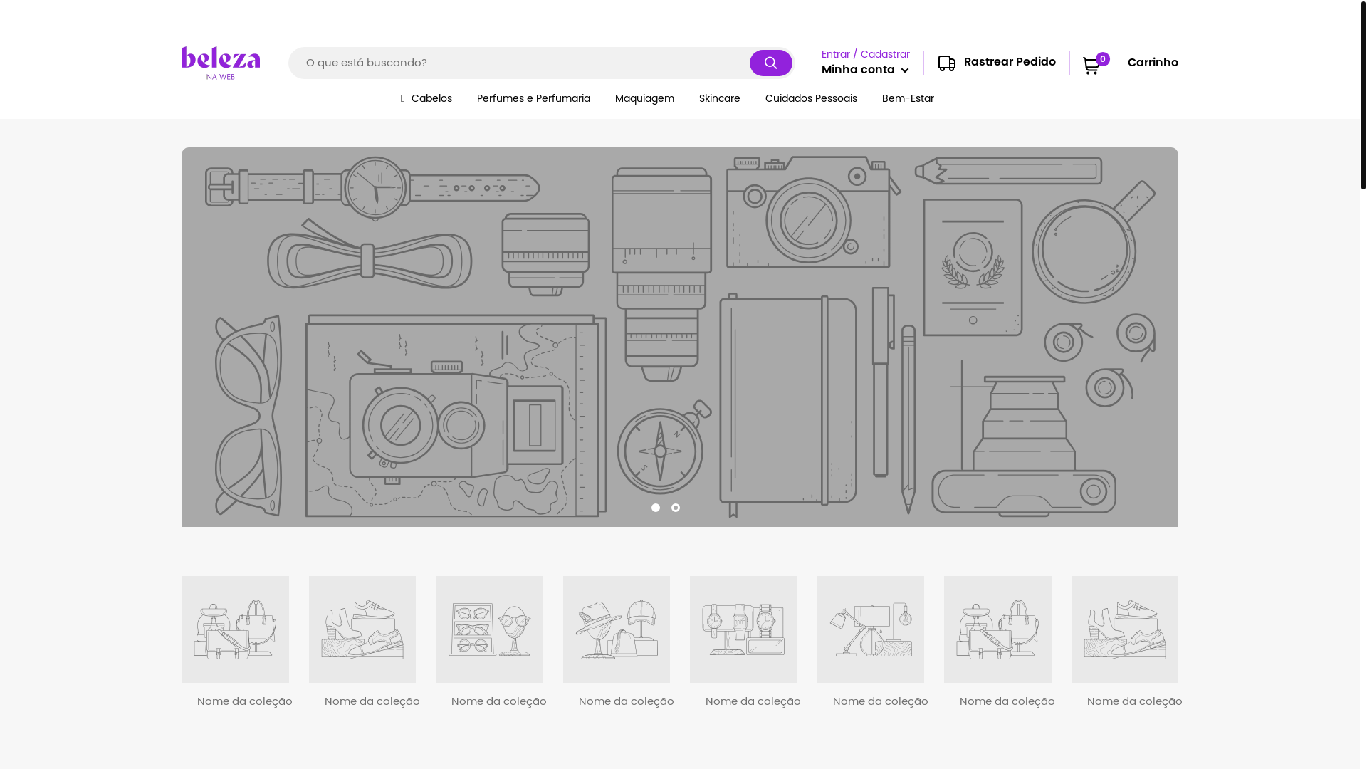 website screenshot of https://belezanawelb.com/