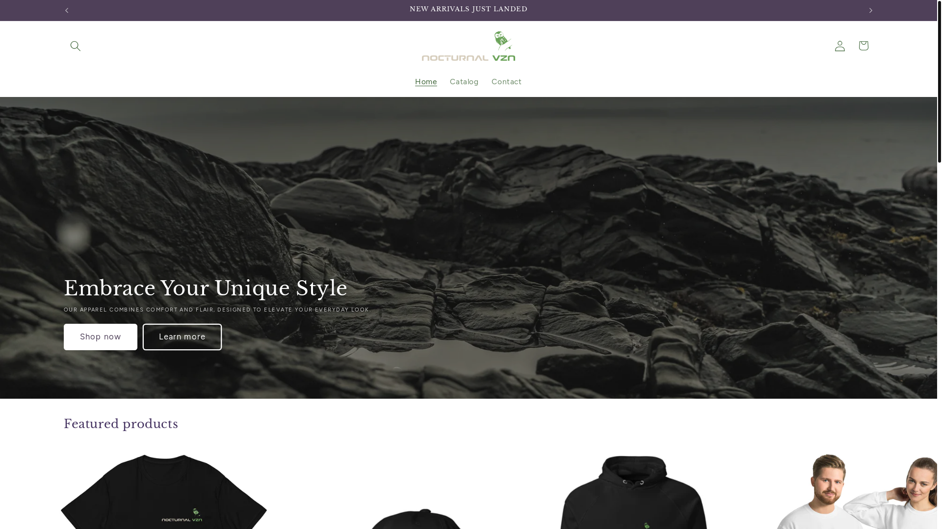 website screenshot of https://nocturnalvzn.com/