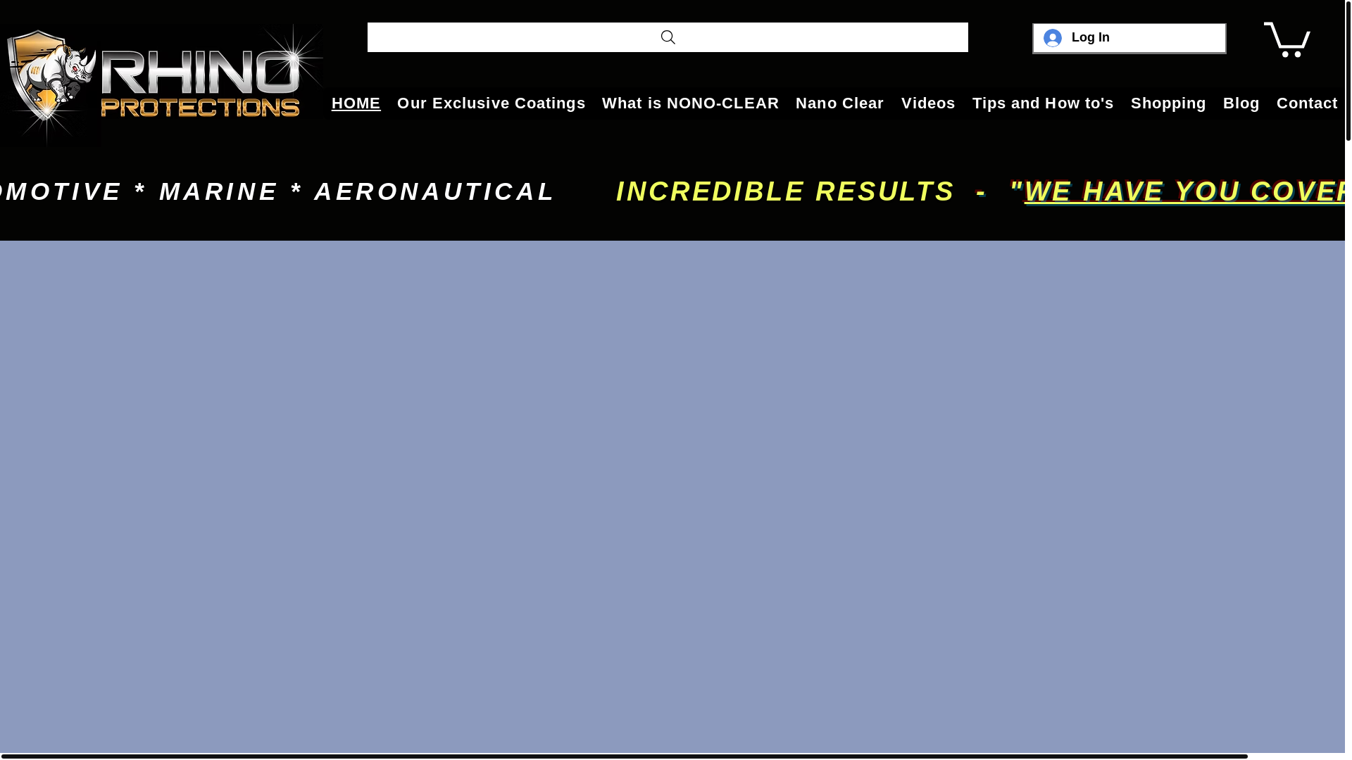 website screenshot of https://rhinoclearcoatings.com/