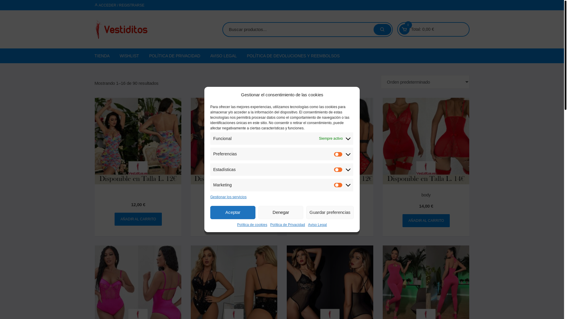 website screenshot of https://intima.com.es/