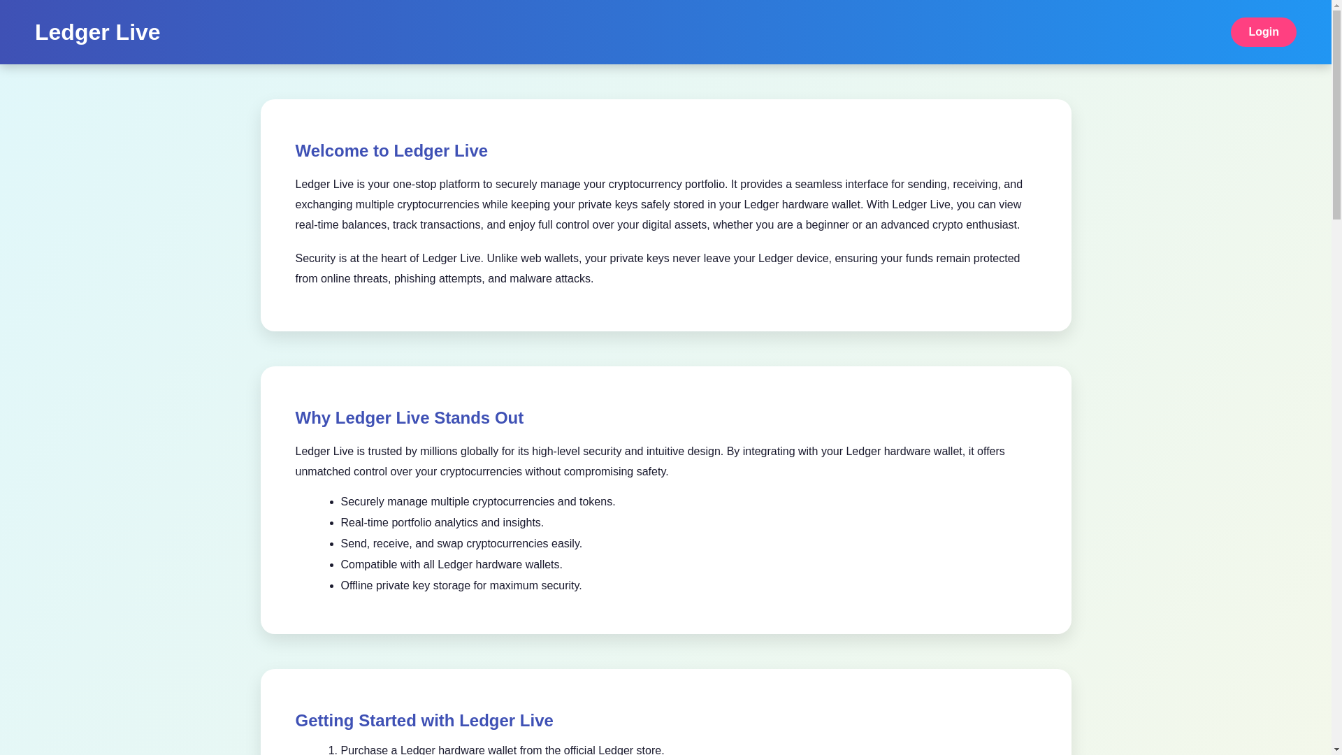 website screenshot of https://start-ledger-live-eng.pages.dev/