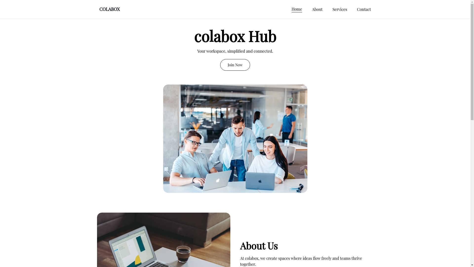 website screenshot of https://colaboxtv.com/