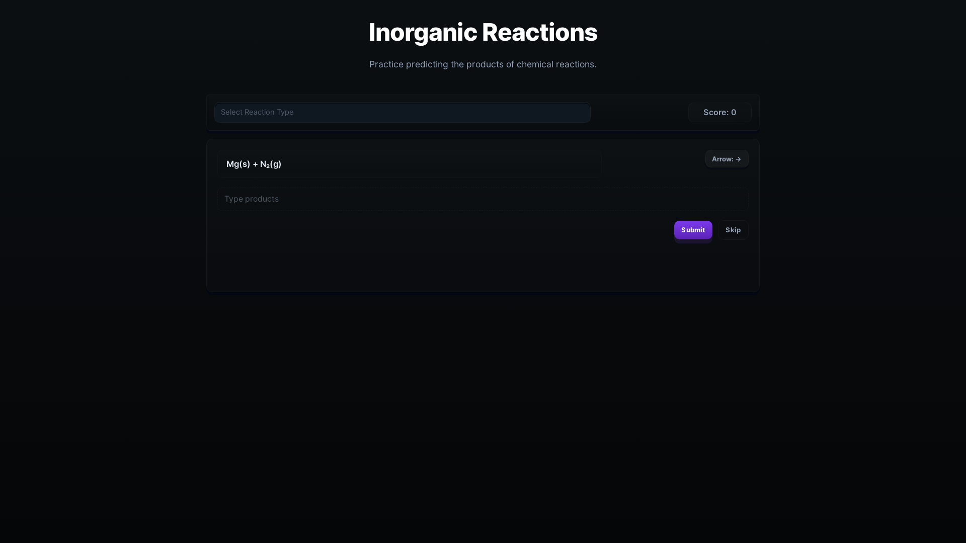 website screenshot of https://inorganicchem.pages.dev/