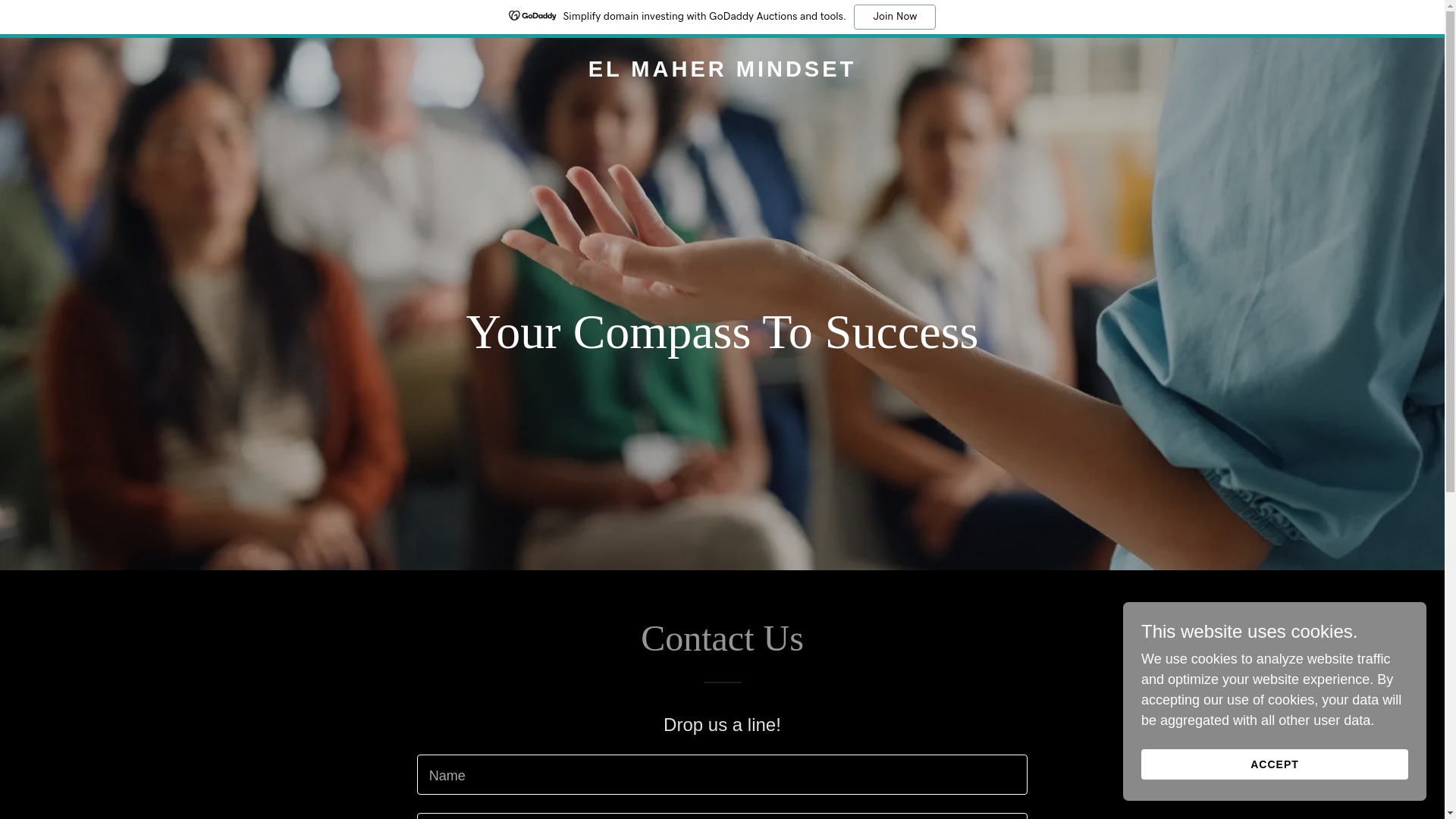 website screenshot of https://elmahermindset.com/