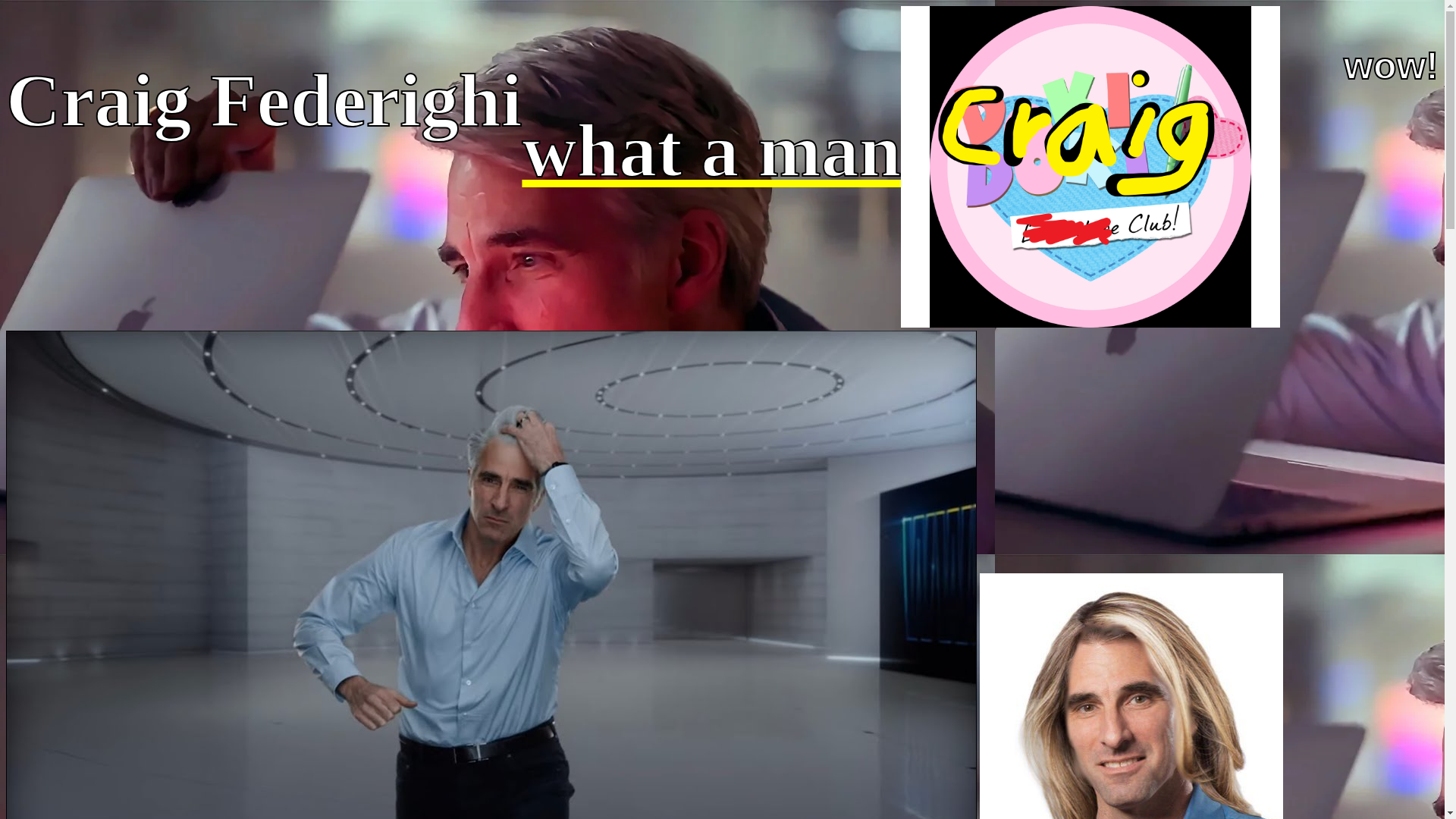 website screenshot of https://craigfan.club/