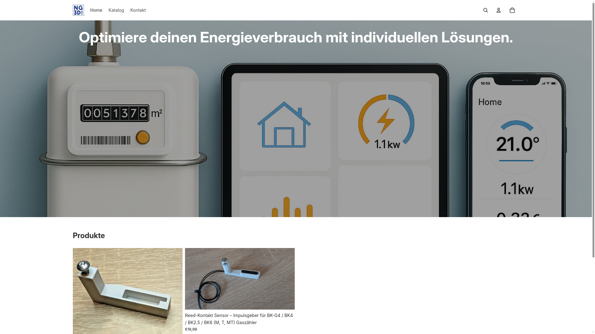 website screenshot of https://ng3d-druck.de/