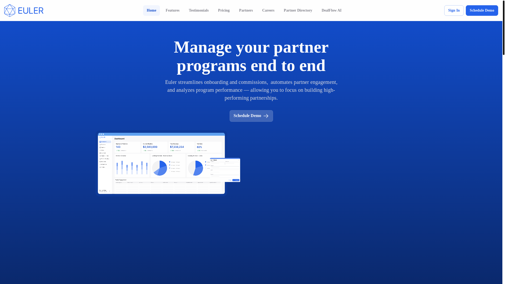 website screenshot of https://meeteuler.com/