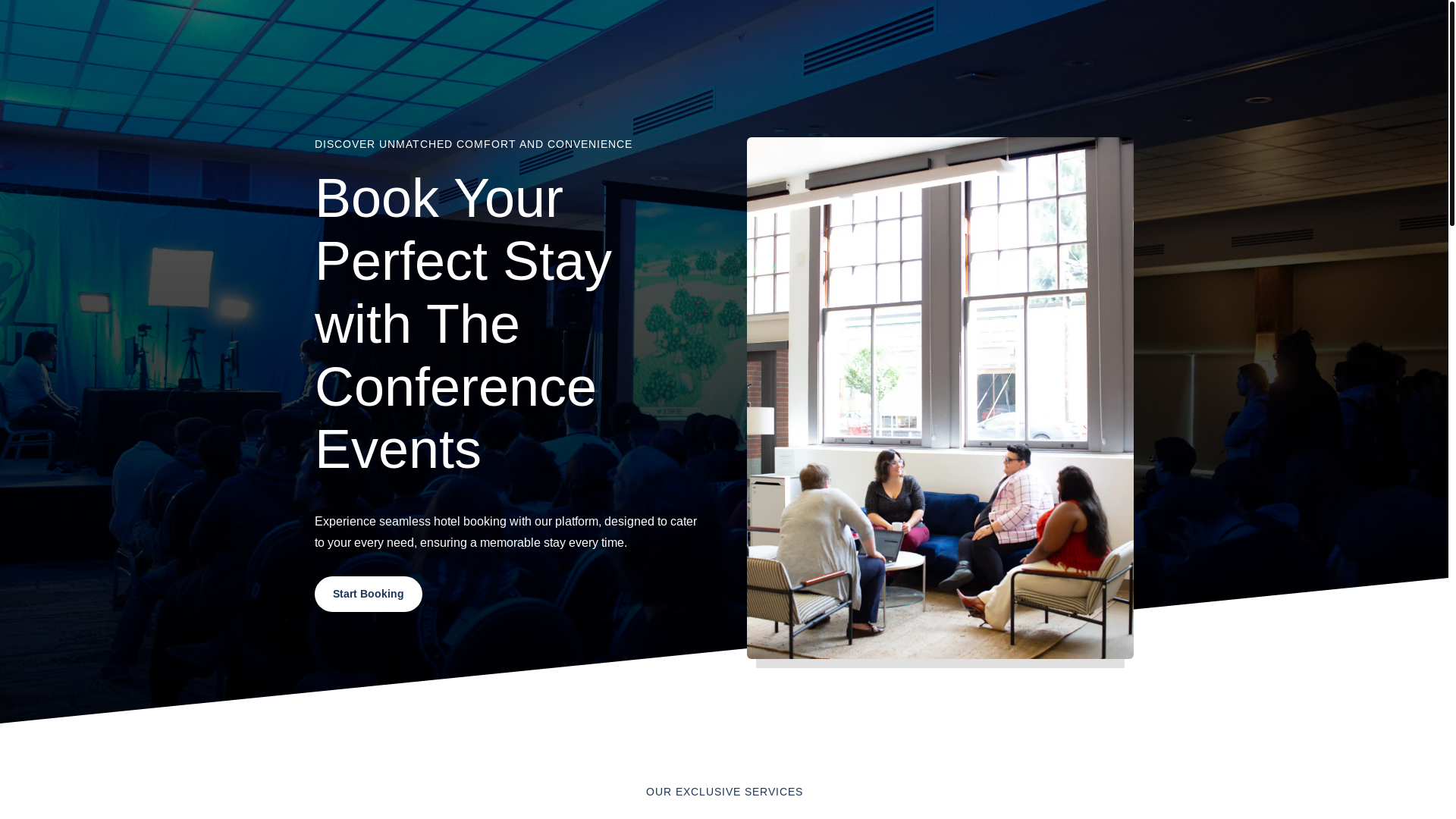 website screenshot of https://theconferenceevents.com/