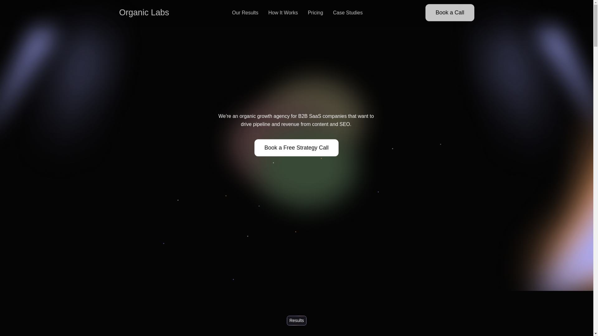 website screenshot of https://organiclabszone.com/