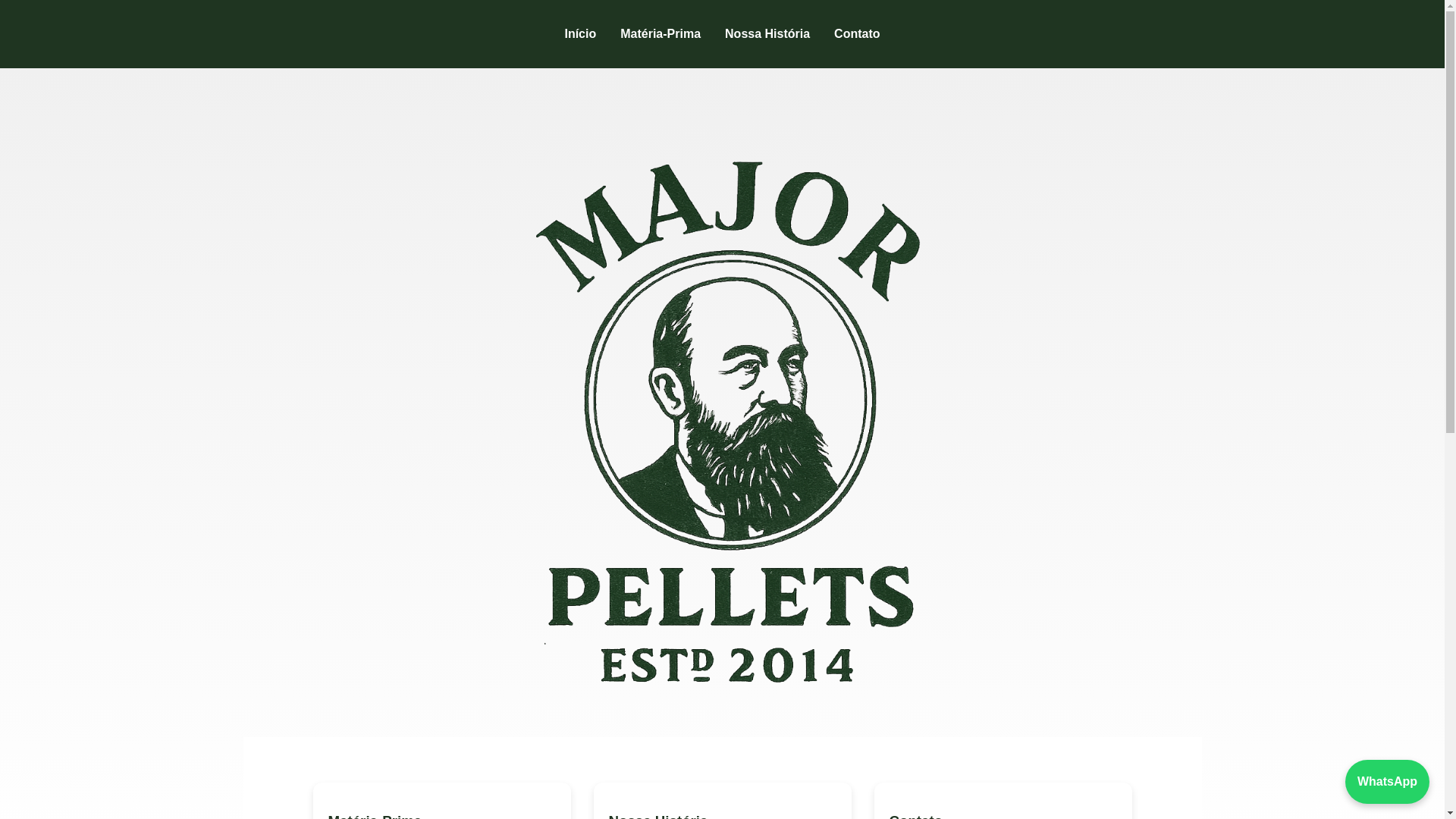 website screenshot of https://majorpellets.com.br/