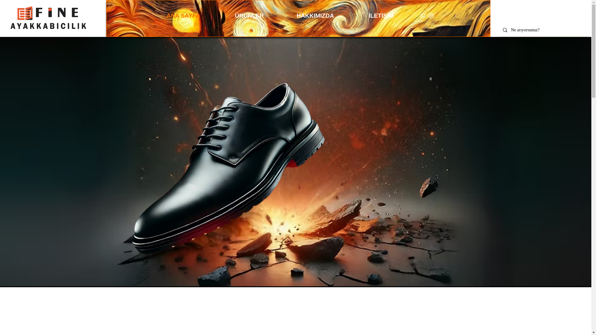 website screenshot of https://fineayakkabicilik.com/