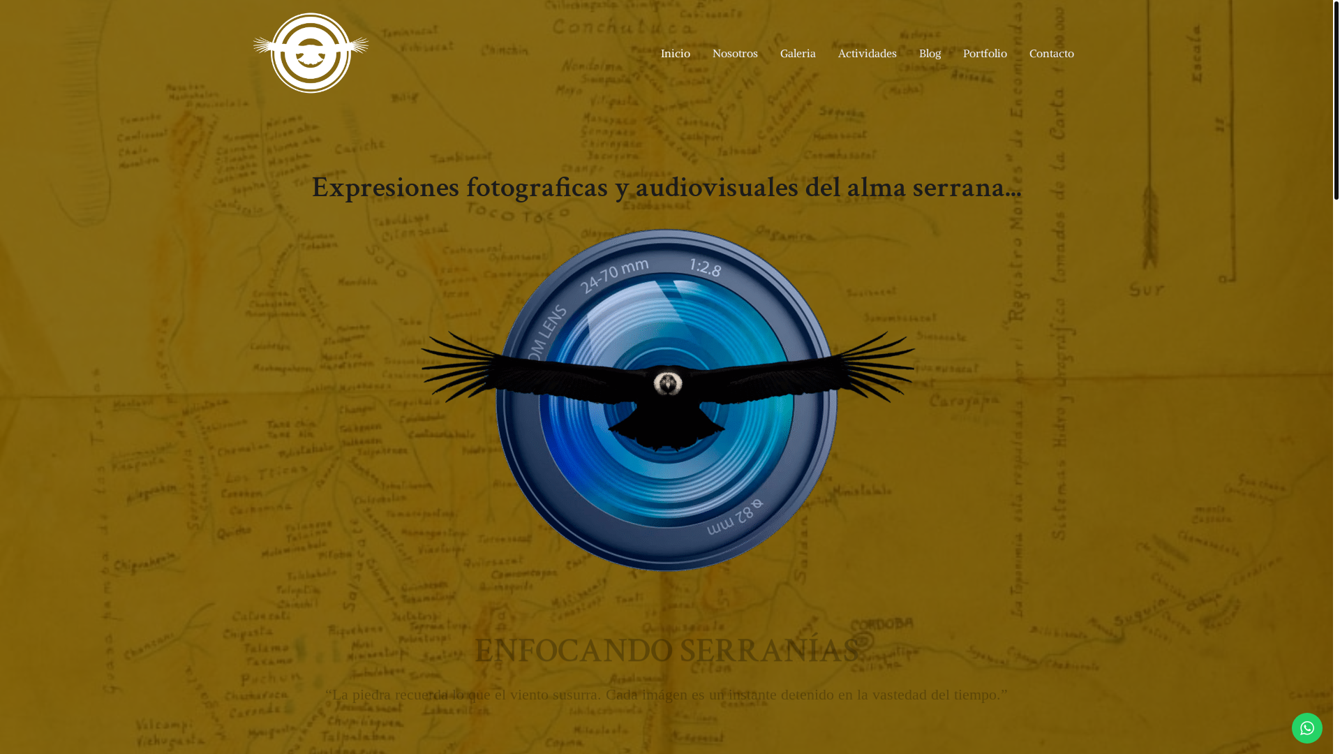 website screenshot of https://enfocandoserranias.com.ar/