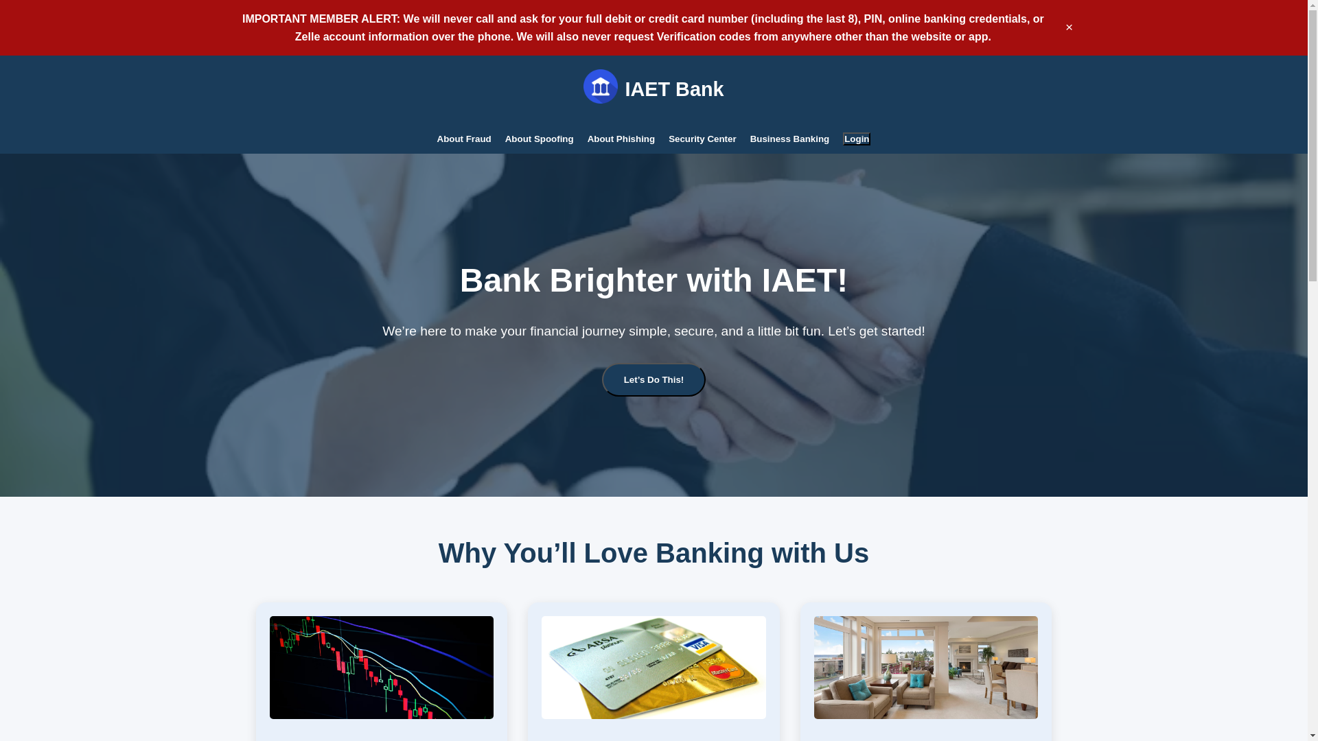 website screenshot of https://demo-iaetbank.pages.dev/