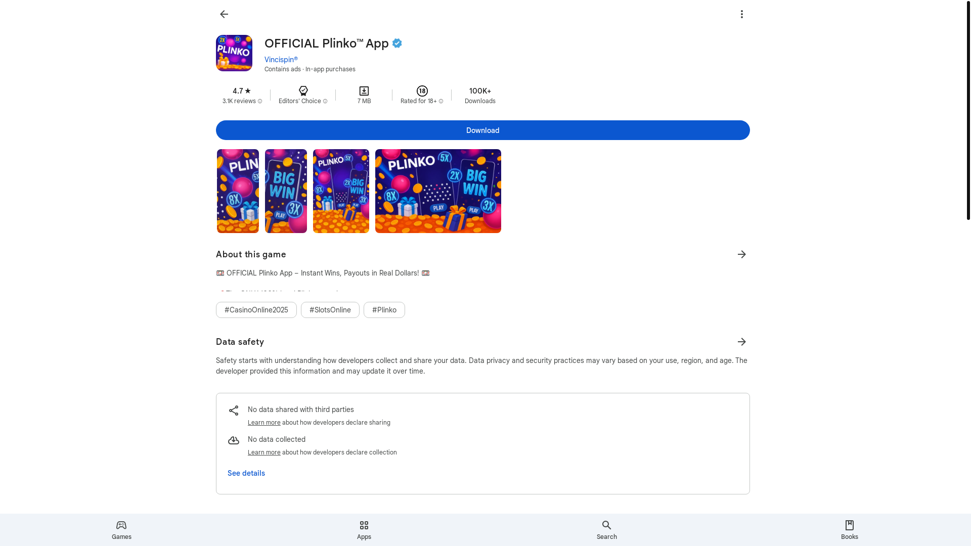 website screenshot of https://auluckygame.com/