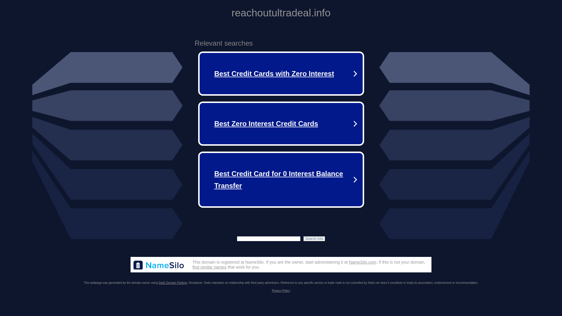website screenshot of https://reachoutultradeal.info/