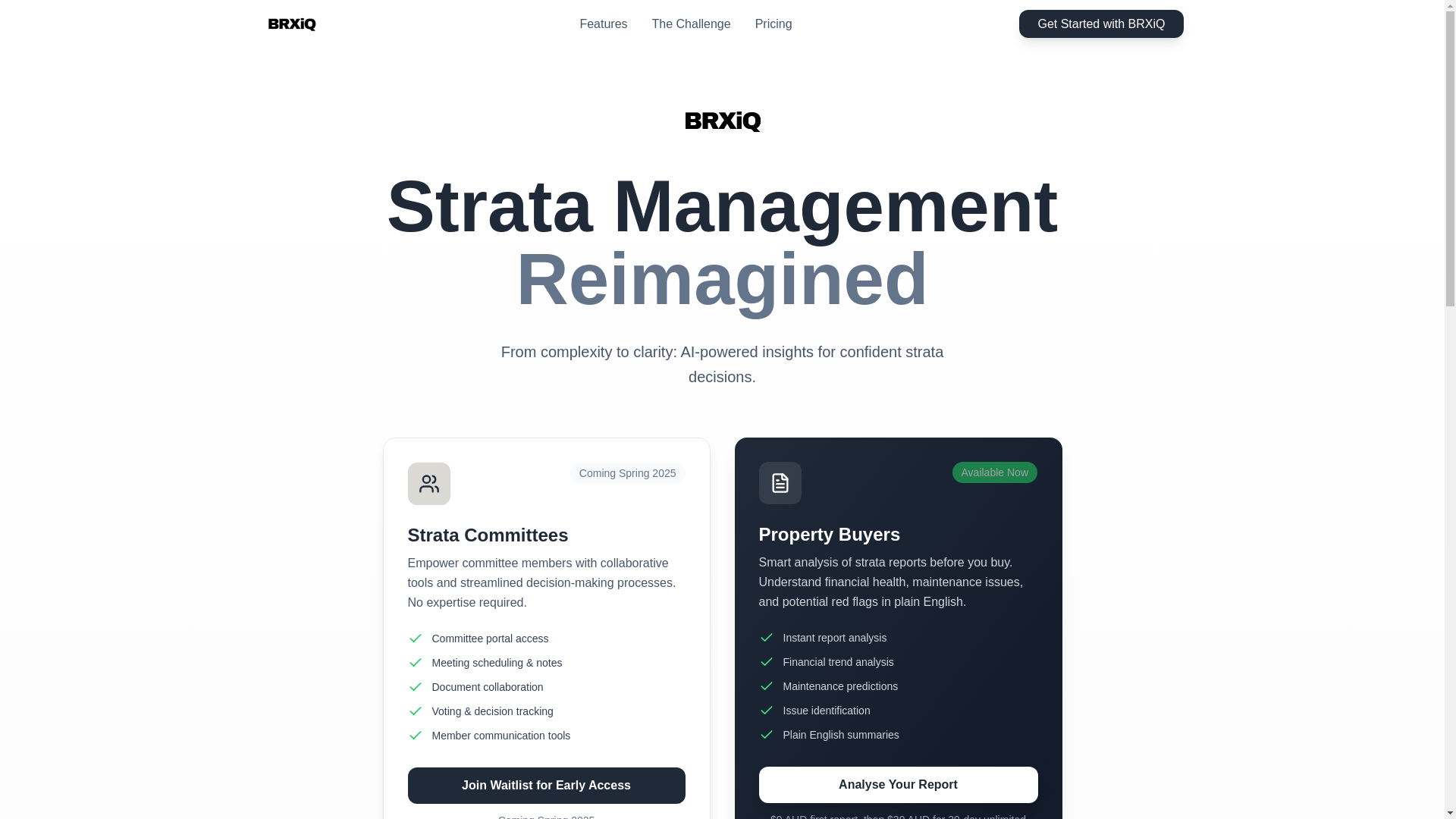 website screenshot of https://brxiq-landing.pages.dev/