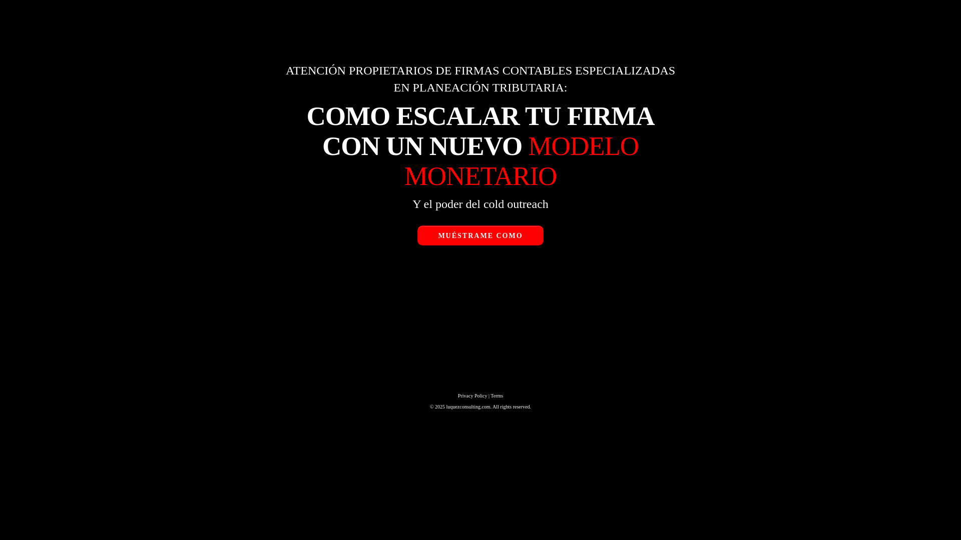 website screenshot of https://luquezconsulting.com/