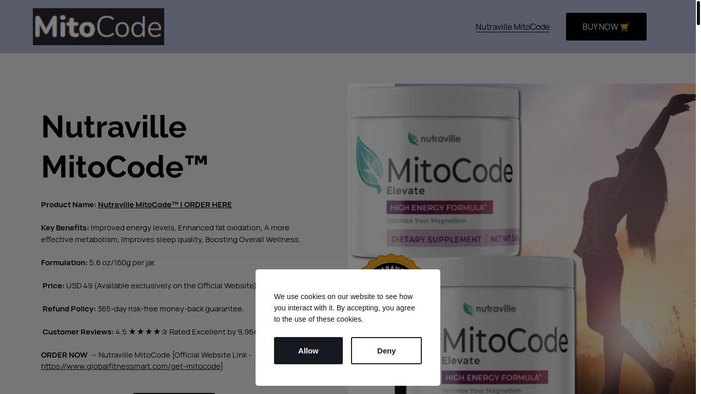 website screenshot of https://nutraville-mitocode.mywebselfsite.net/