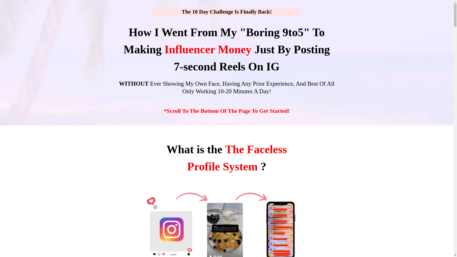 website screenshot of https://faclessmom.com/