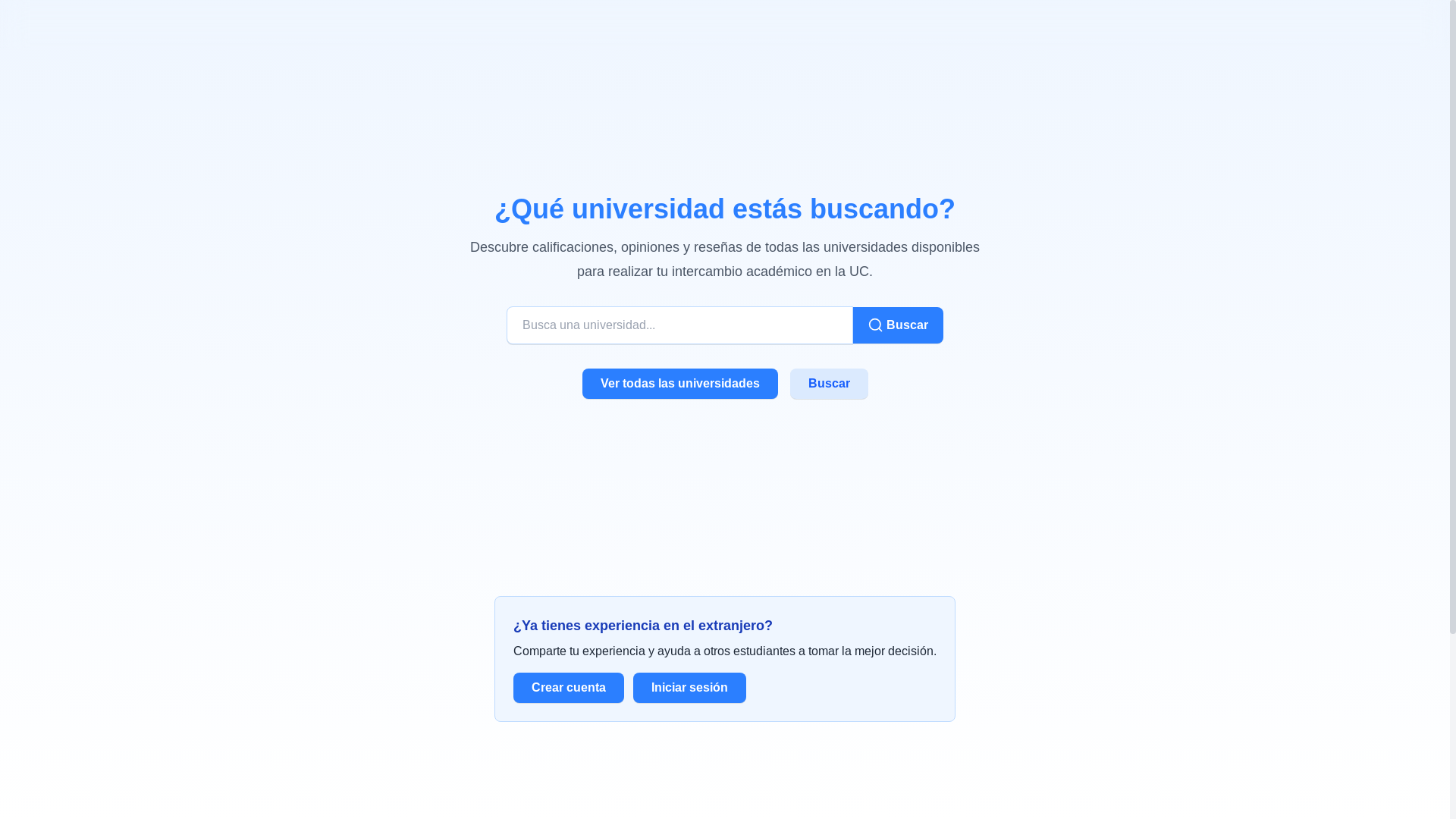 website screenshot of https://intercambiouc.com/