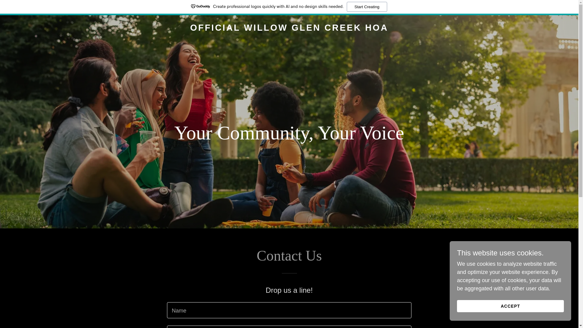 website screenshot of https://officialwillowglencreek.com/
