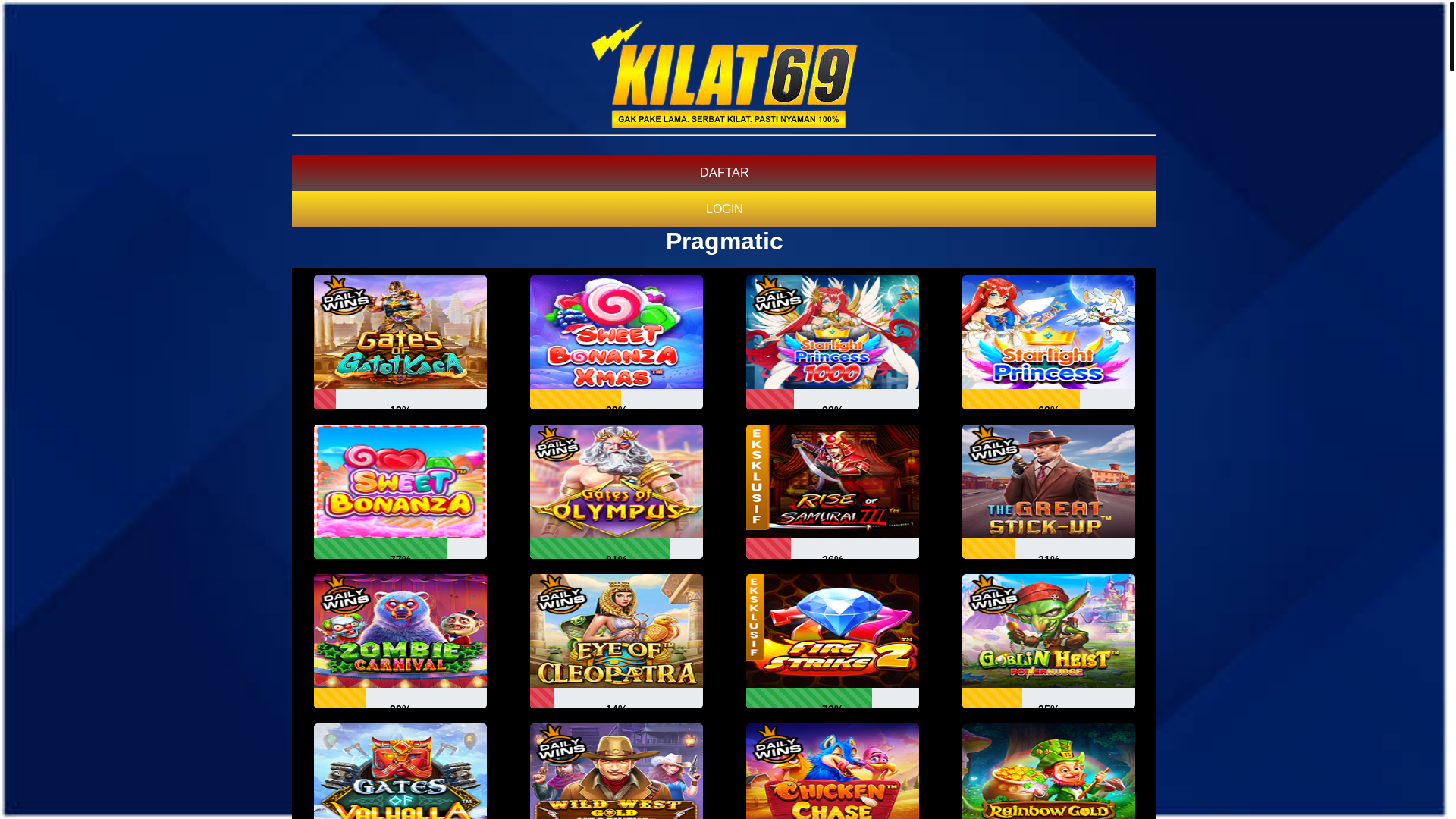 website screenshot of https://rtp-kilat69love.com/