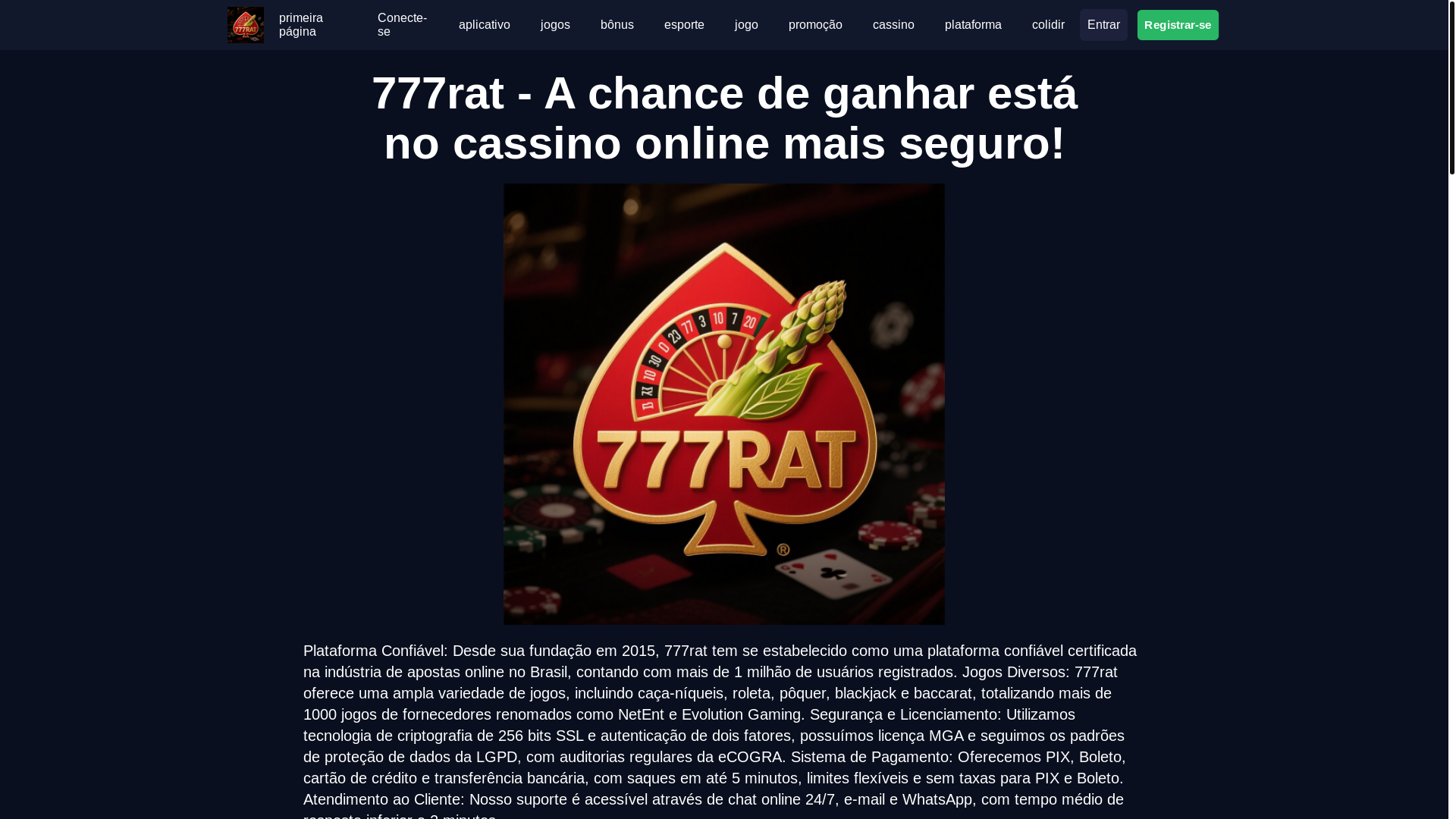 website screenshot of https://777ratapp.com/