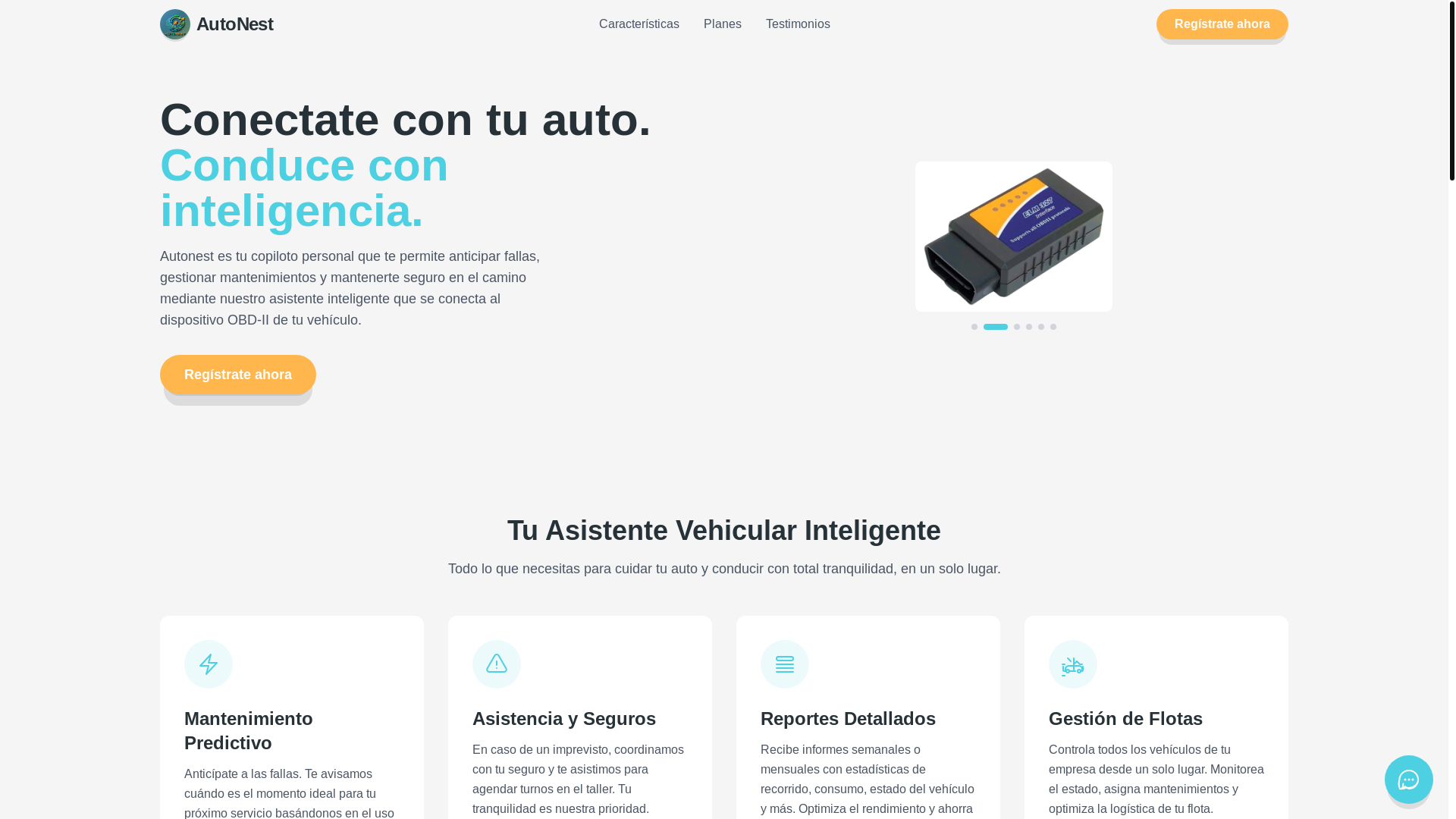 website screenshot of https://autonest.com.ar/