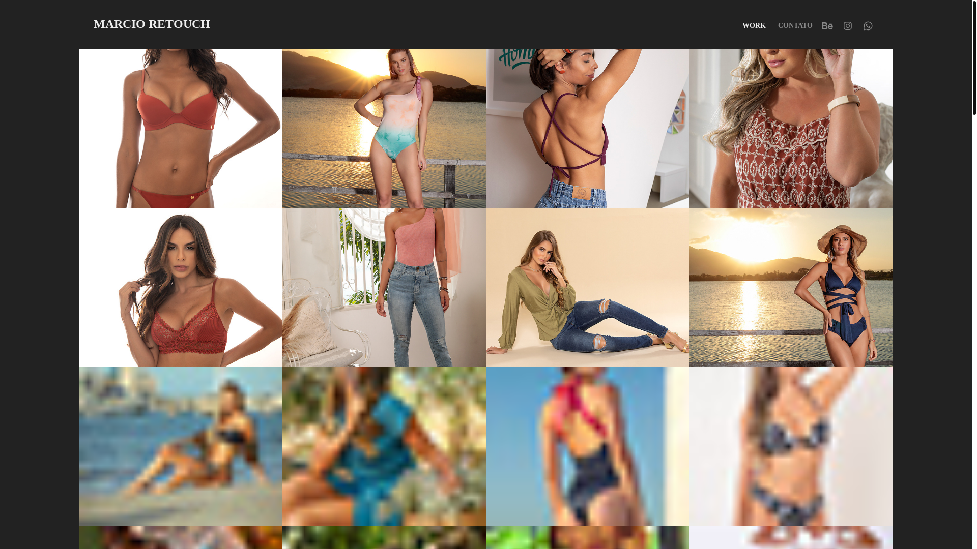 website screenshot of https://marcioretouch.com.br/