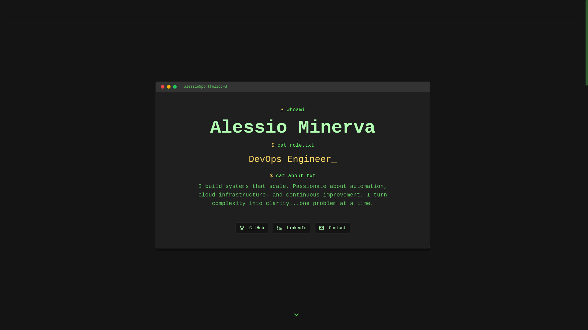 website screenshot of https://terminal-glow-profile.pages.dev/