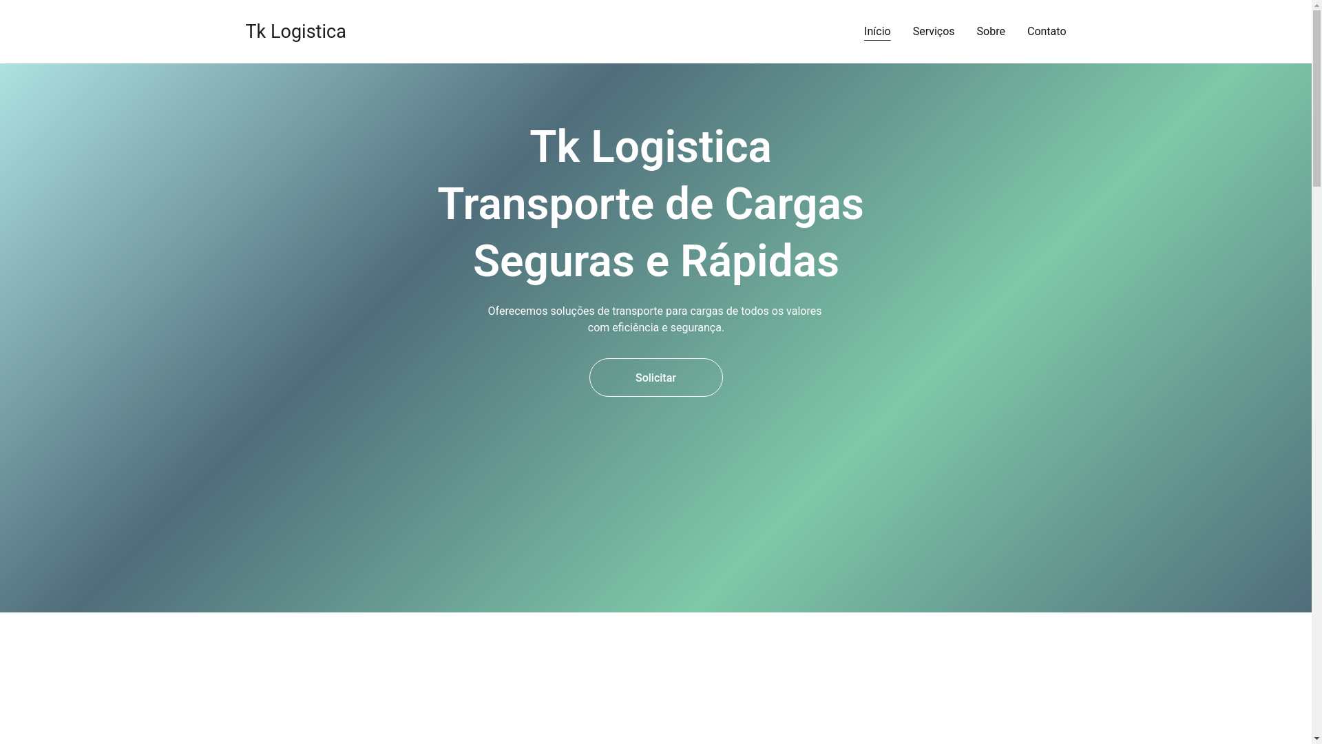 website screenshot of https://transportetklogistica.com/
