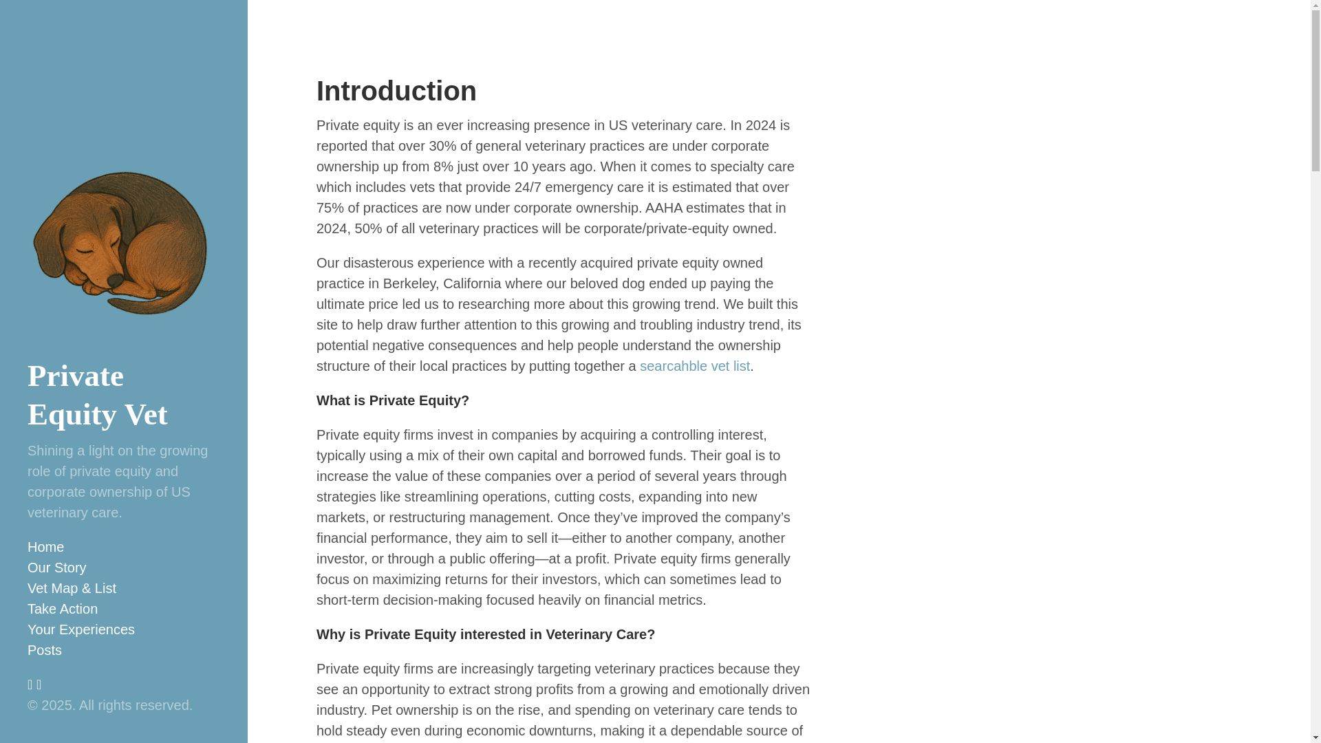 website screenshot of https://privateequityvet.pages.dev/