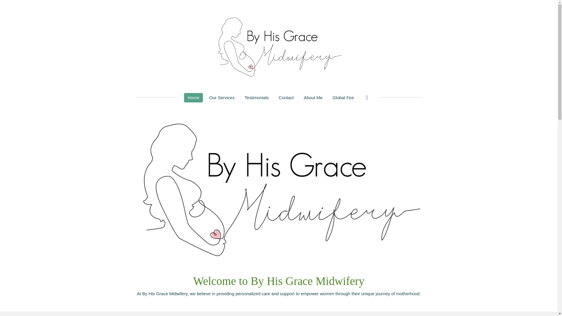 website screenshot of https://by-his-grace-midwifery.com/