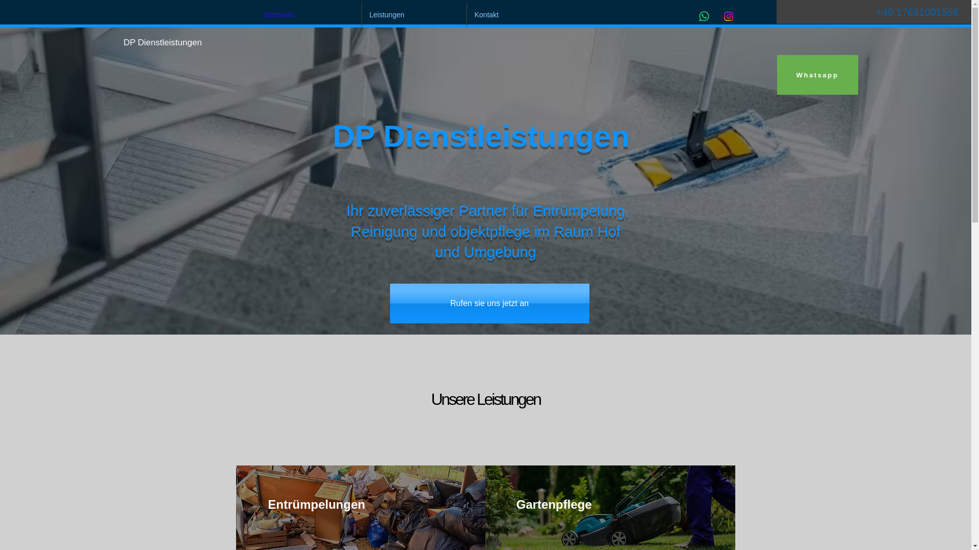 website screenshot of https://dp-dienstleistungen.com/
