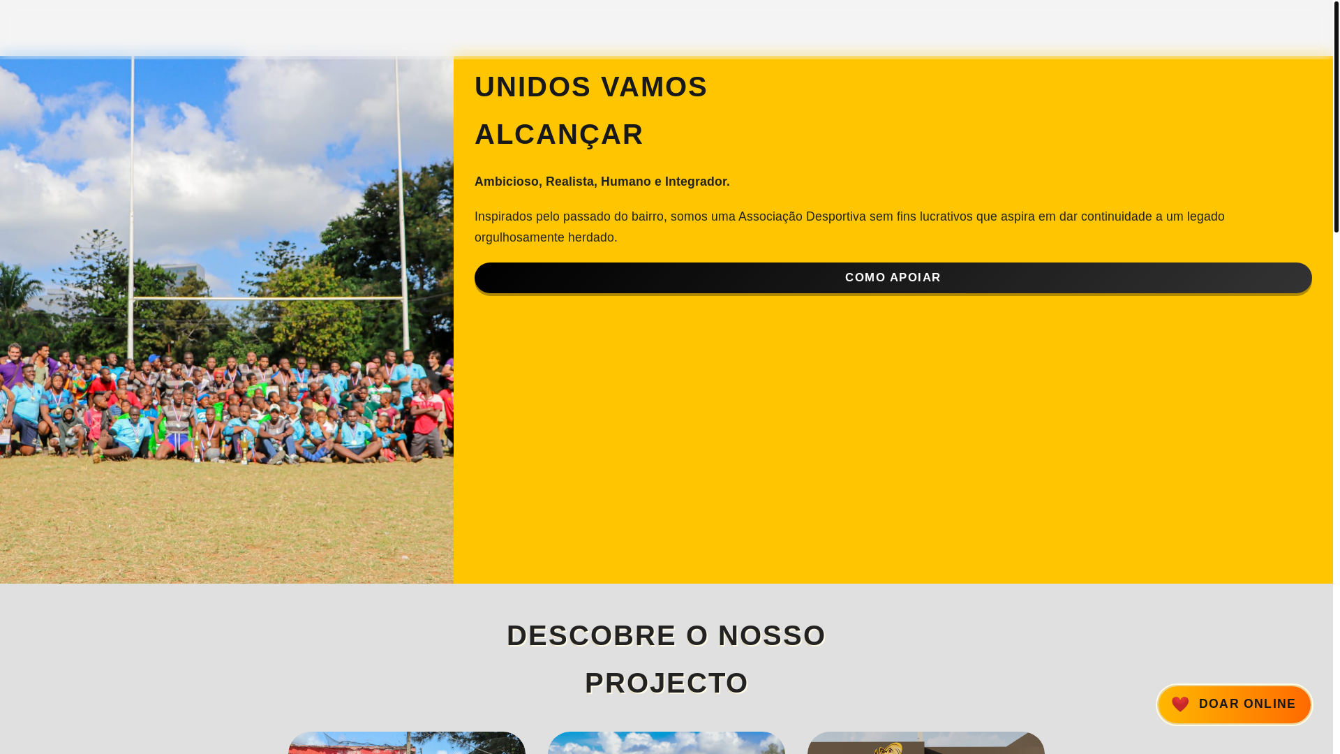 website screenshot of https://mafalalarugby-com-mz.pages.dev/