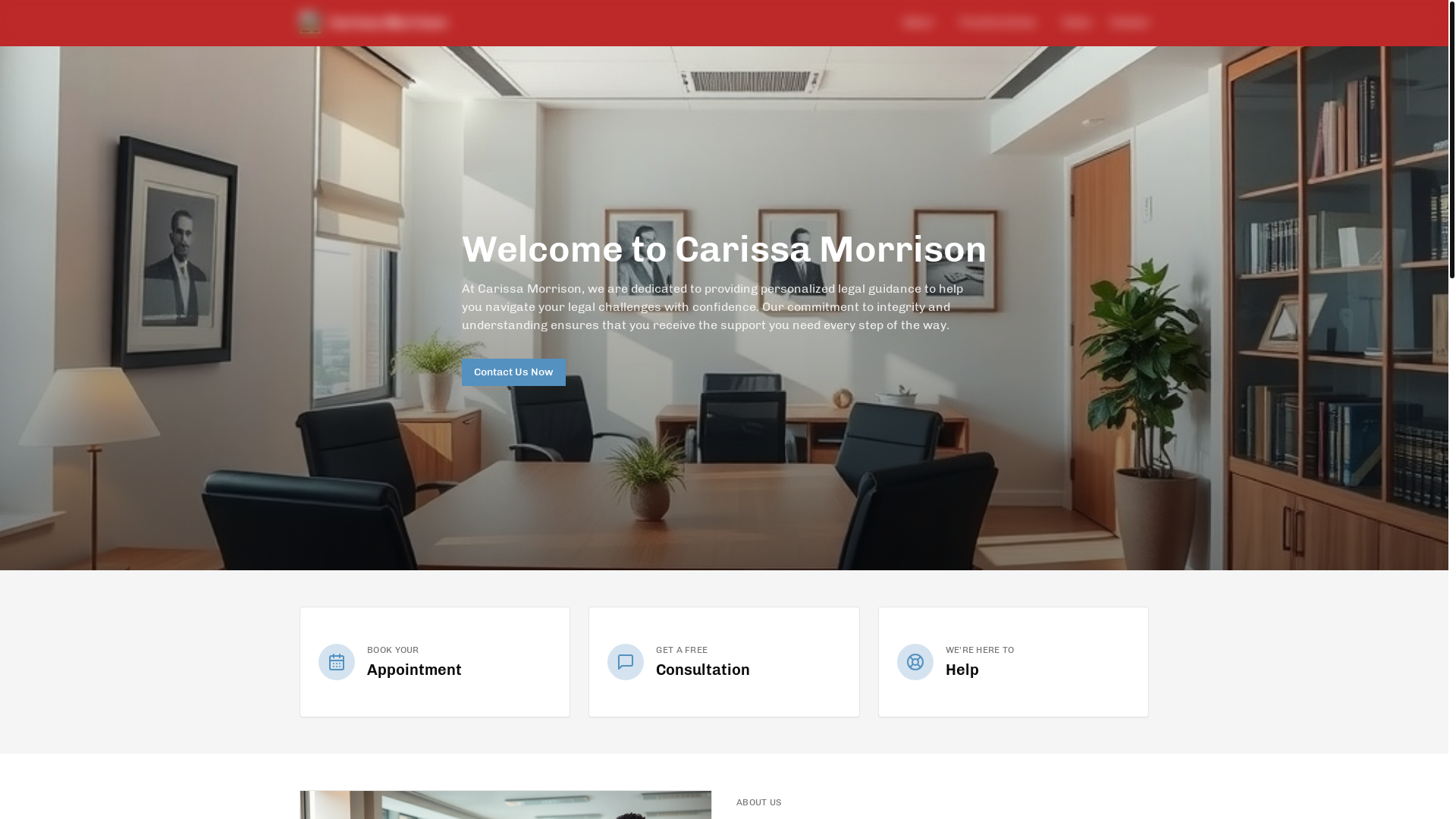 website screenshot of https://morrisonfirmwv.xyz/